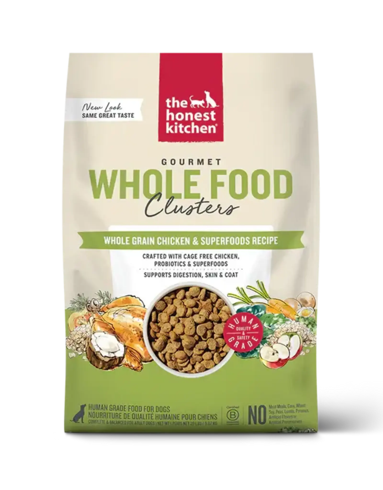 The Honest Kitchen The Honest Kitchen Whole Grain Chicken Whole Food Clusters for Dogs - 1 lb