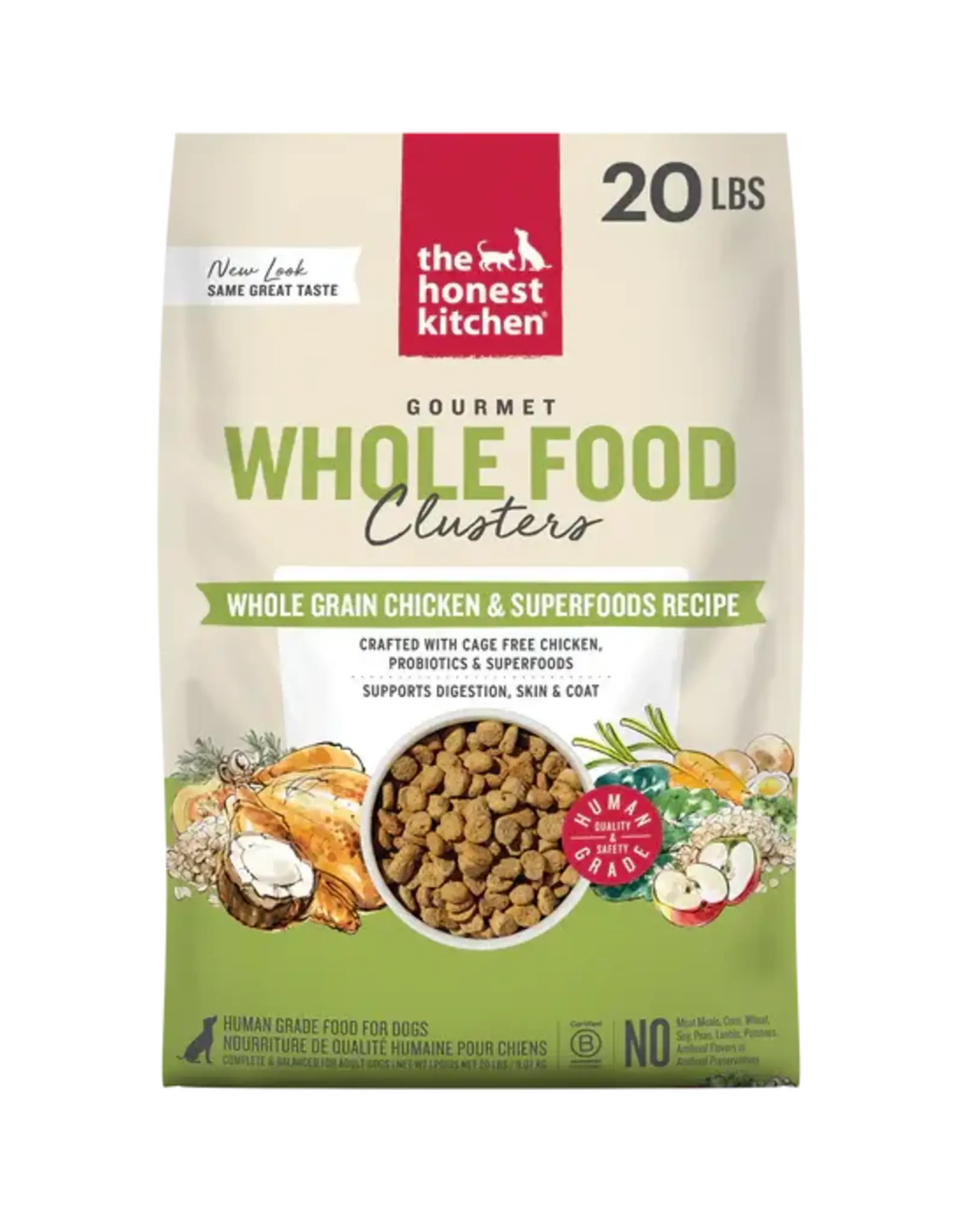 The Honest Kitchen The Honest Kitchen Whole Grain Chicken Whole Food Clusters for Dogs - 20 lb
