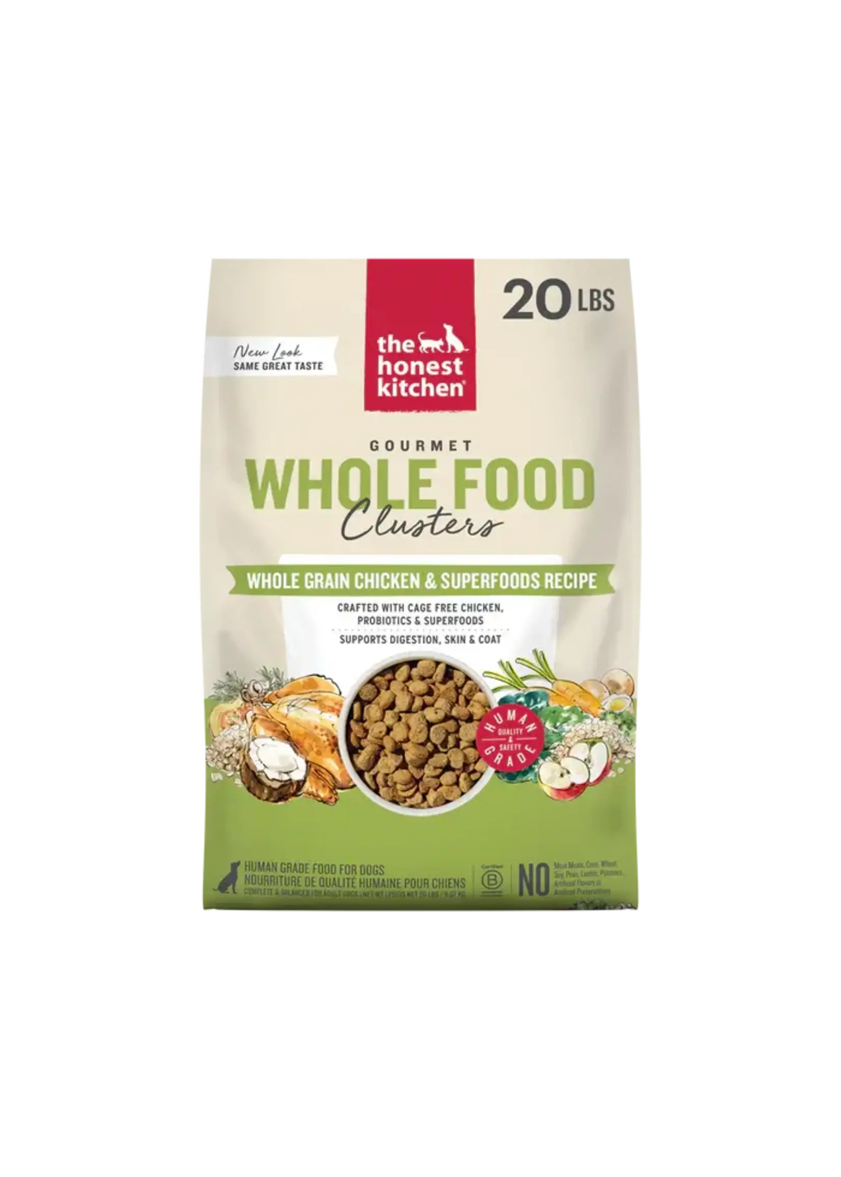 The Honest Kitchen The Honest Kitchen Whole Grain Chicken Whole Food Clusters for Dogs - 20 lb