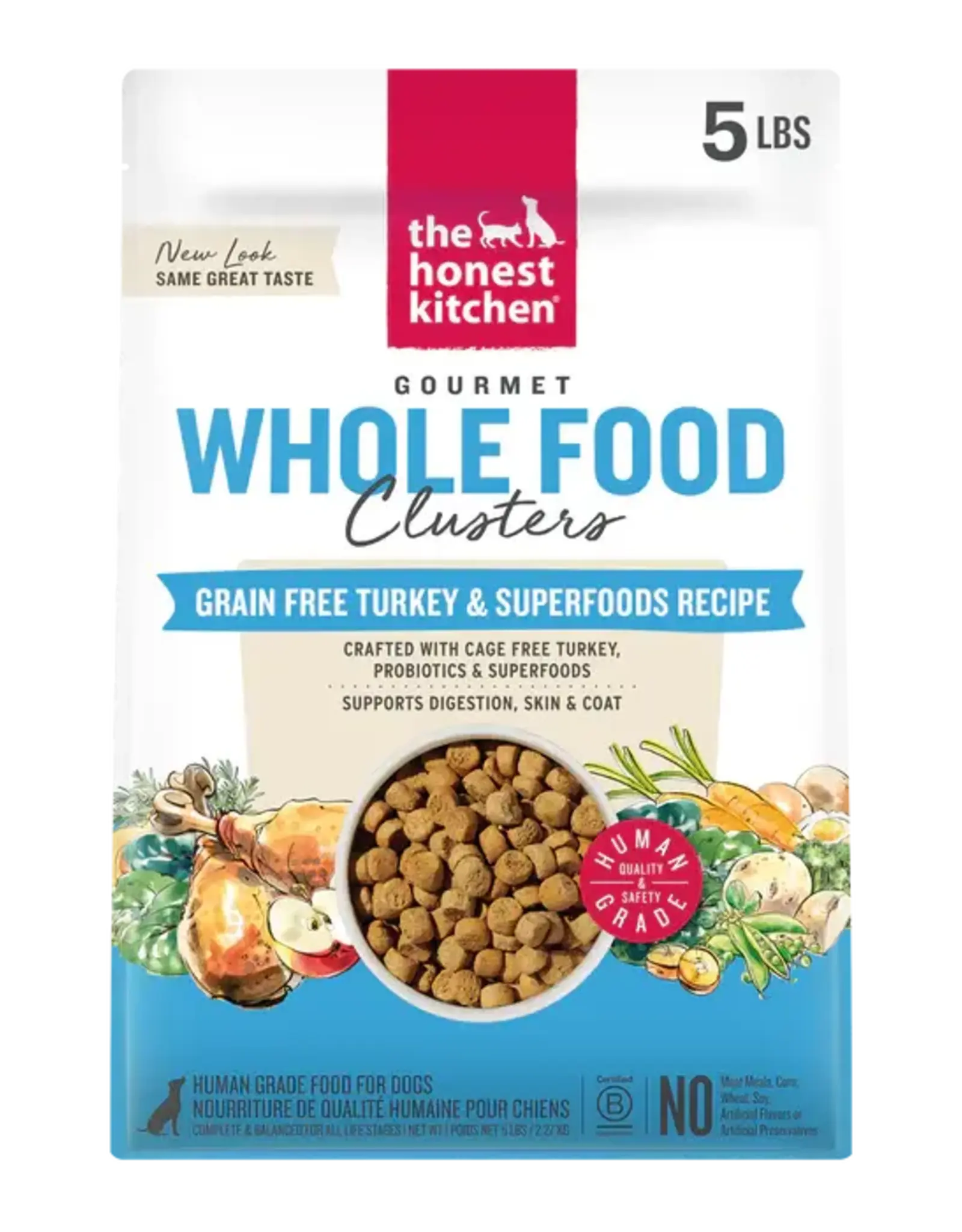 The Honest Kitchen The Honest Kitchen Grain Free Turkey Whole Food Clusters for Dogs - 5 lb