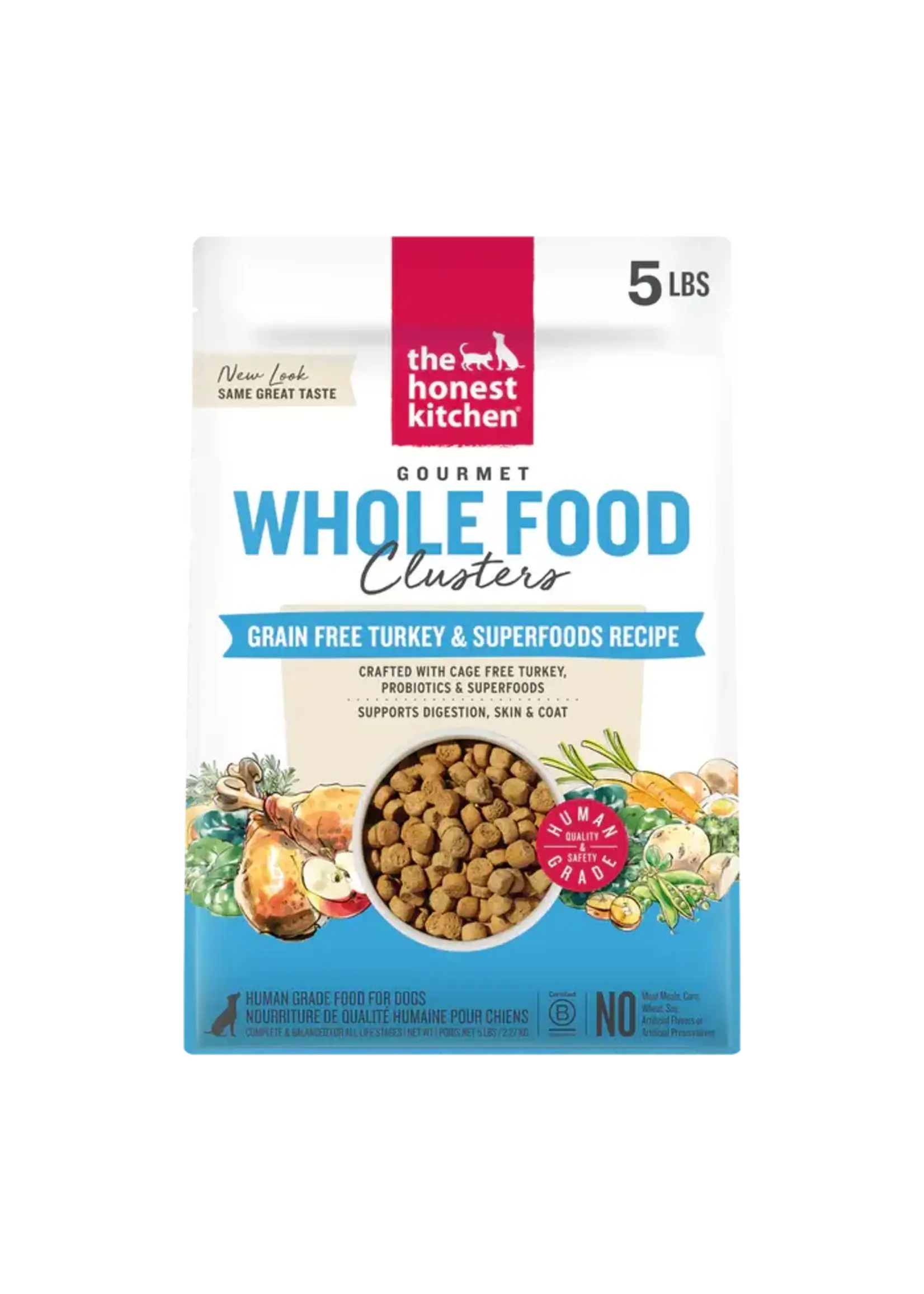 The Honest Kitchen The Honest Kitchen Grain Free Turkey Whole Food Clusters for Dogs - 5 lb