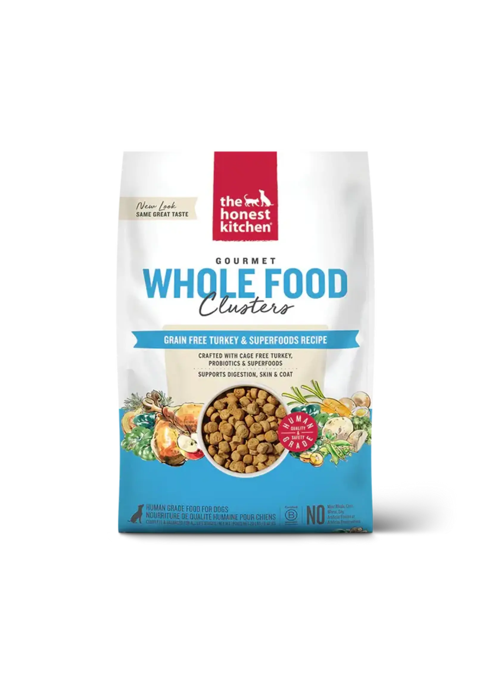 The Honest Kitchen The Honest Kitchen Grain Free Turkey Whole Food Clusters for Dogs - 1 lb