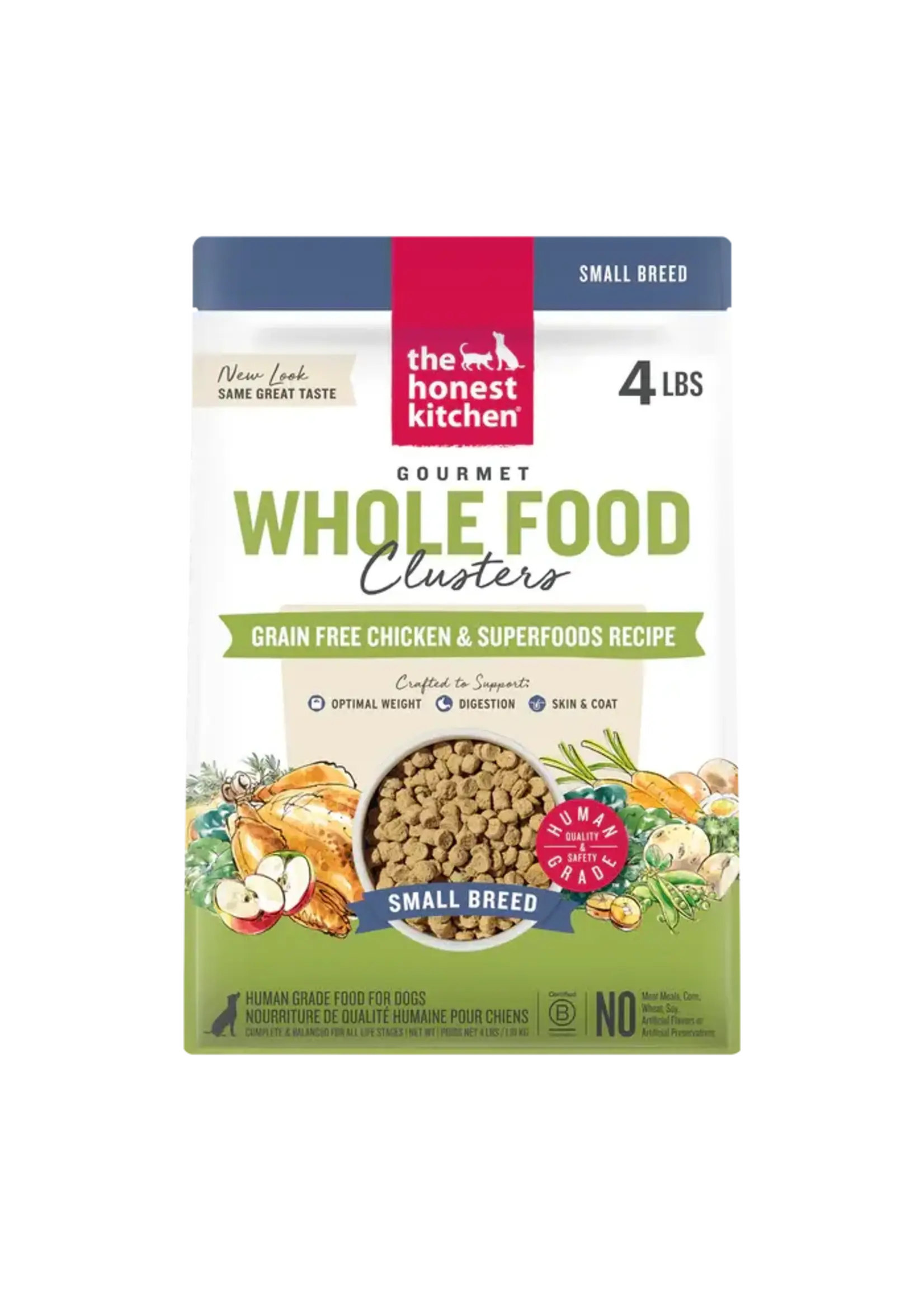 The Honest Kitchen The Honest Kitchen Grain Free Chicken Whole Food Clusters for Small Breed Dogs - 4 lb