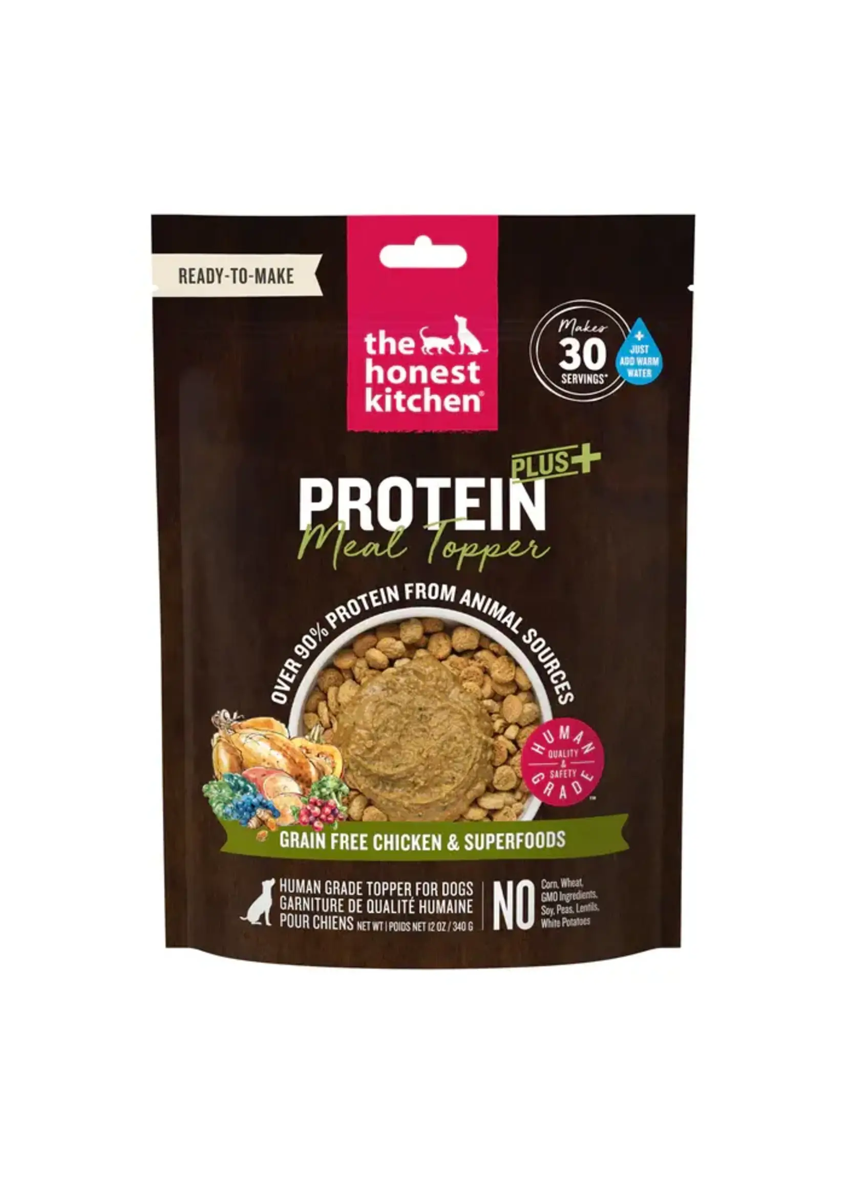The Honest Kitchen The Honest Kitchen Protein Plus+ Meal Topper Grain Free Chicken  - 12 oz