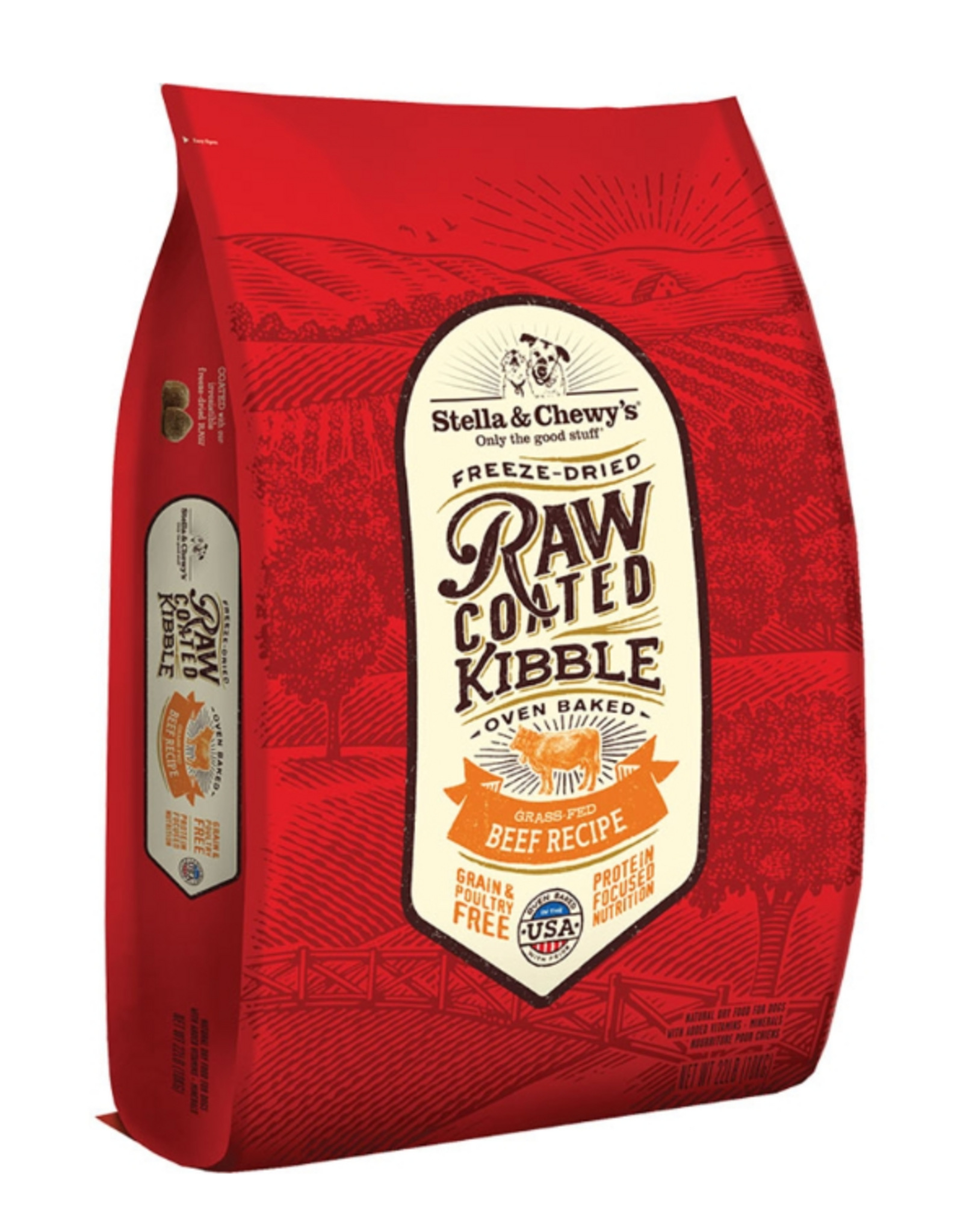 Stella & Chewy's Stella & Chewy's Raw Coated Grain-Free Beef Dog Food - 22 lb
