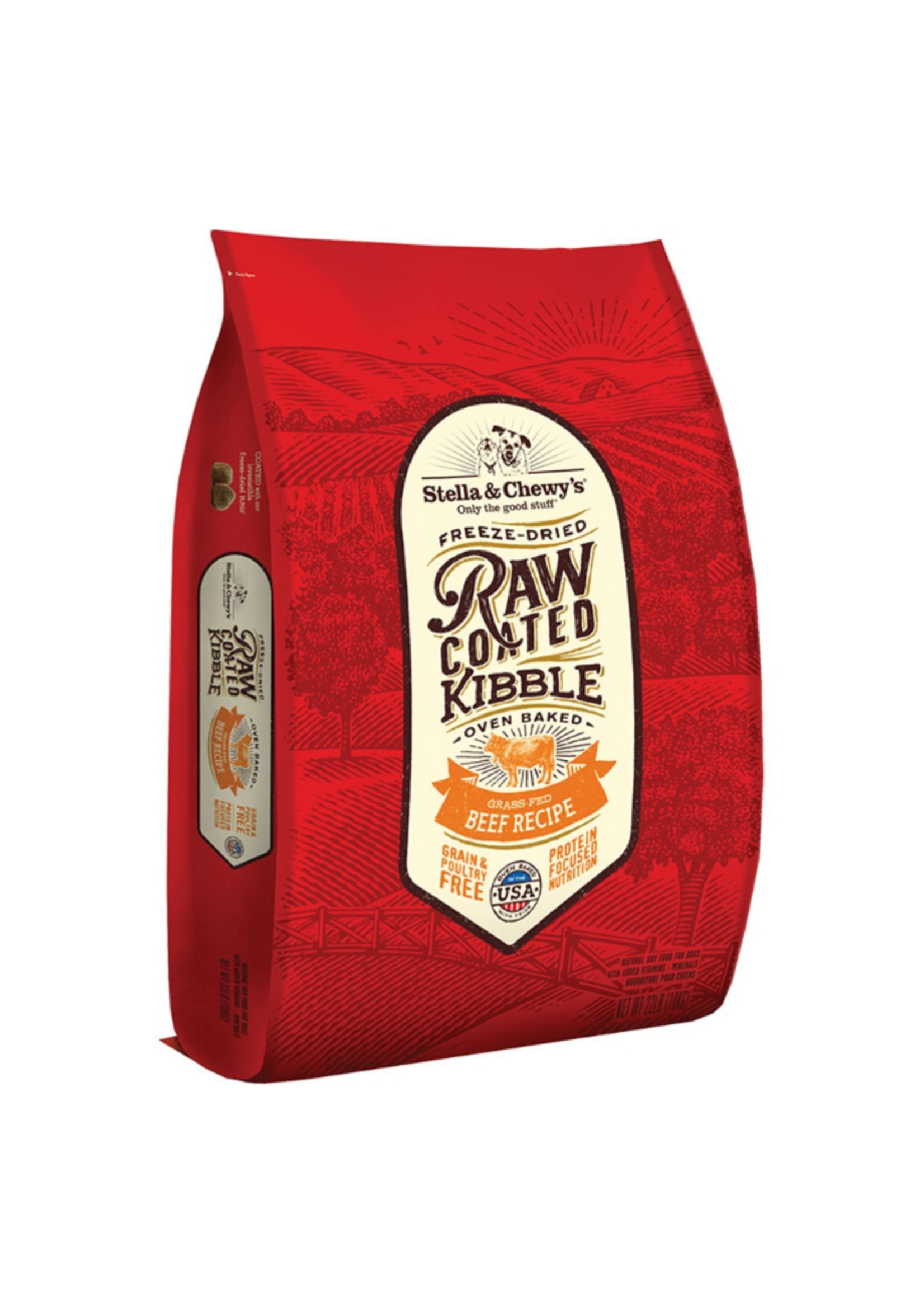 Stella & Chewy's Stella & Chewy's Raw Coated Grain-Free Beef Dog Food - 22 lb