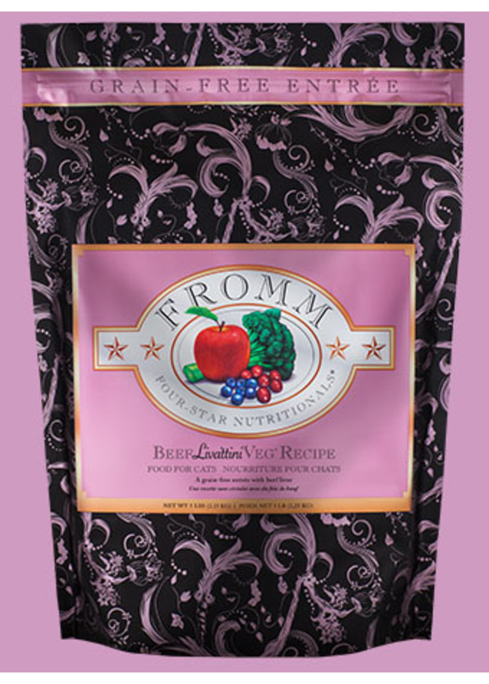 Fromm Fromm Four-Star Beef Livattini Veg Dry Cat Food - 10 lb