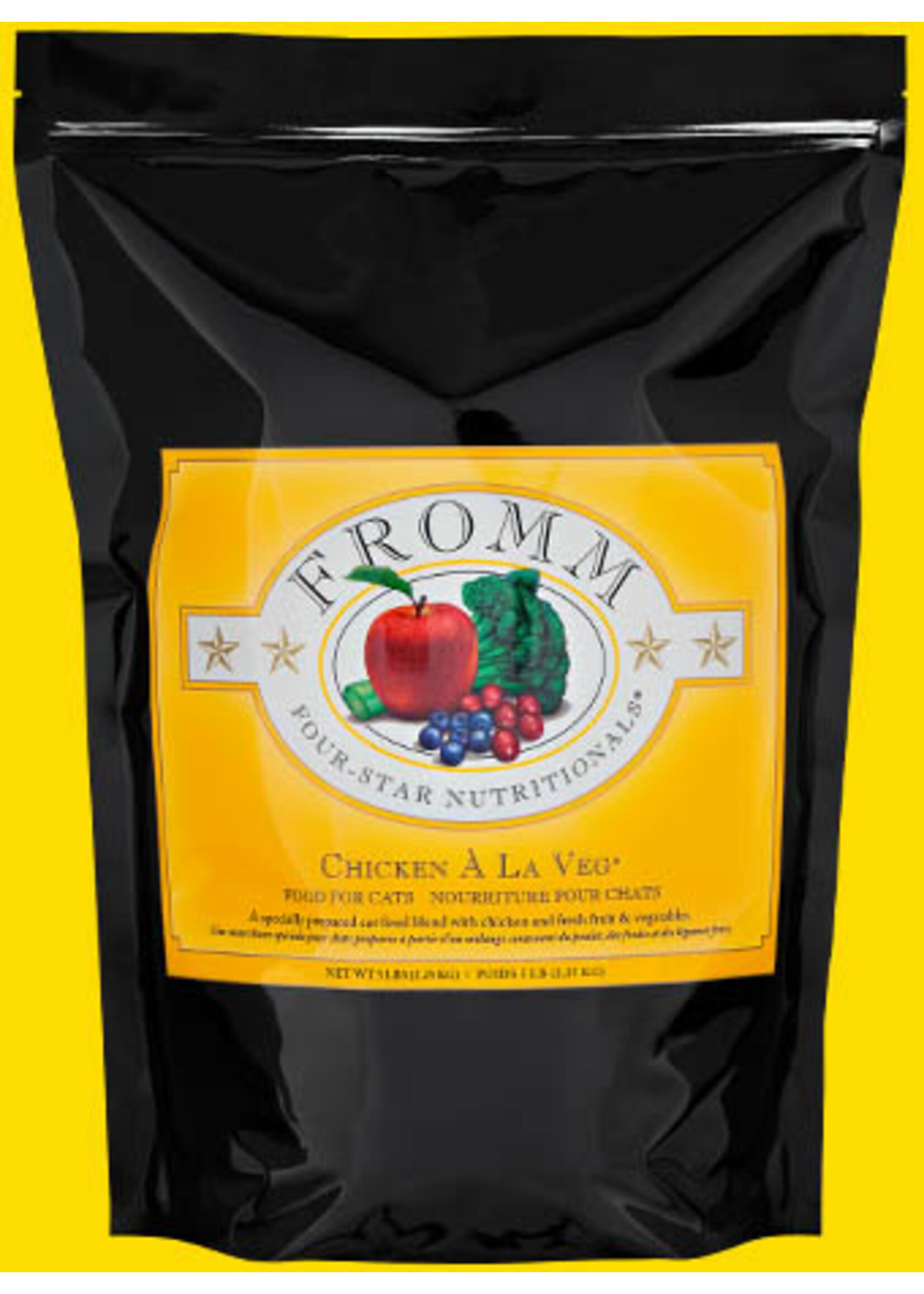 Fromm Fromm Four-Star Chicken a La Veg Dry Cat Food - 4 lb