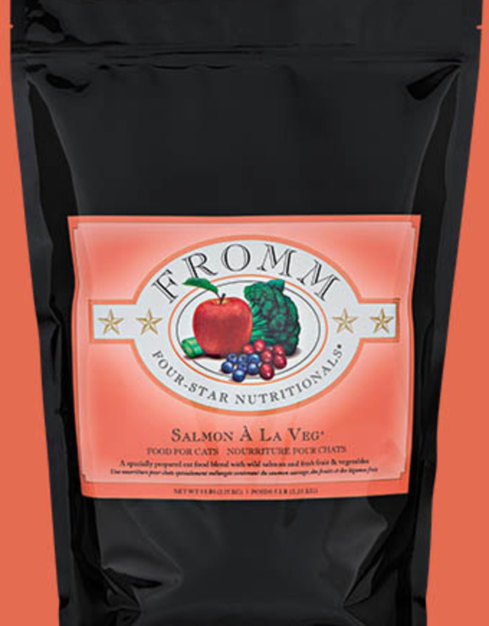 Fromm Fromm Four-Star Salmon a La Veg Dry Cat Food - 4 lb