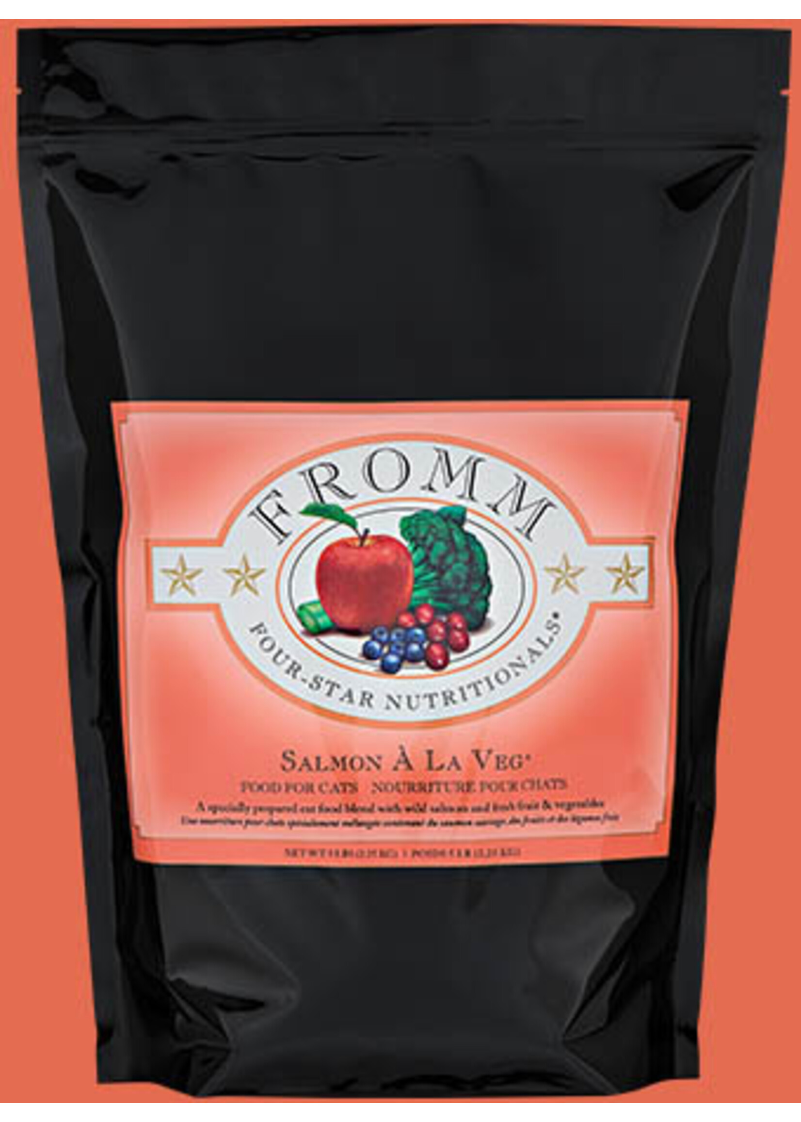 Fromm Fromm Four-Star Salmon a La Veg Dry Cat Food - 4 lb