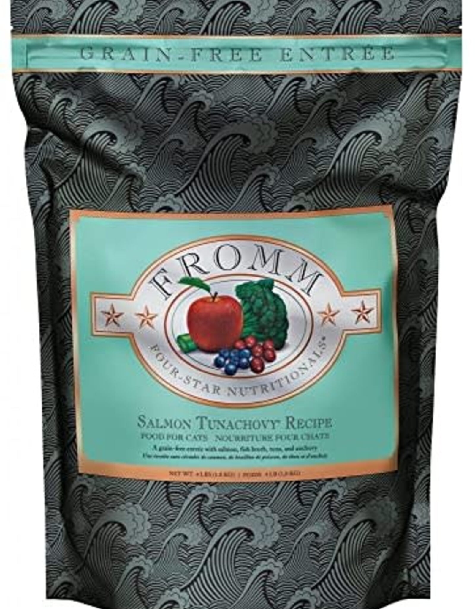 Fromm Fromm Four-Star Salmon Tunachovy Grain Free Dry Cat Food - 4 lb