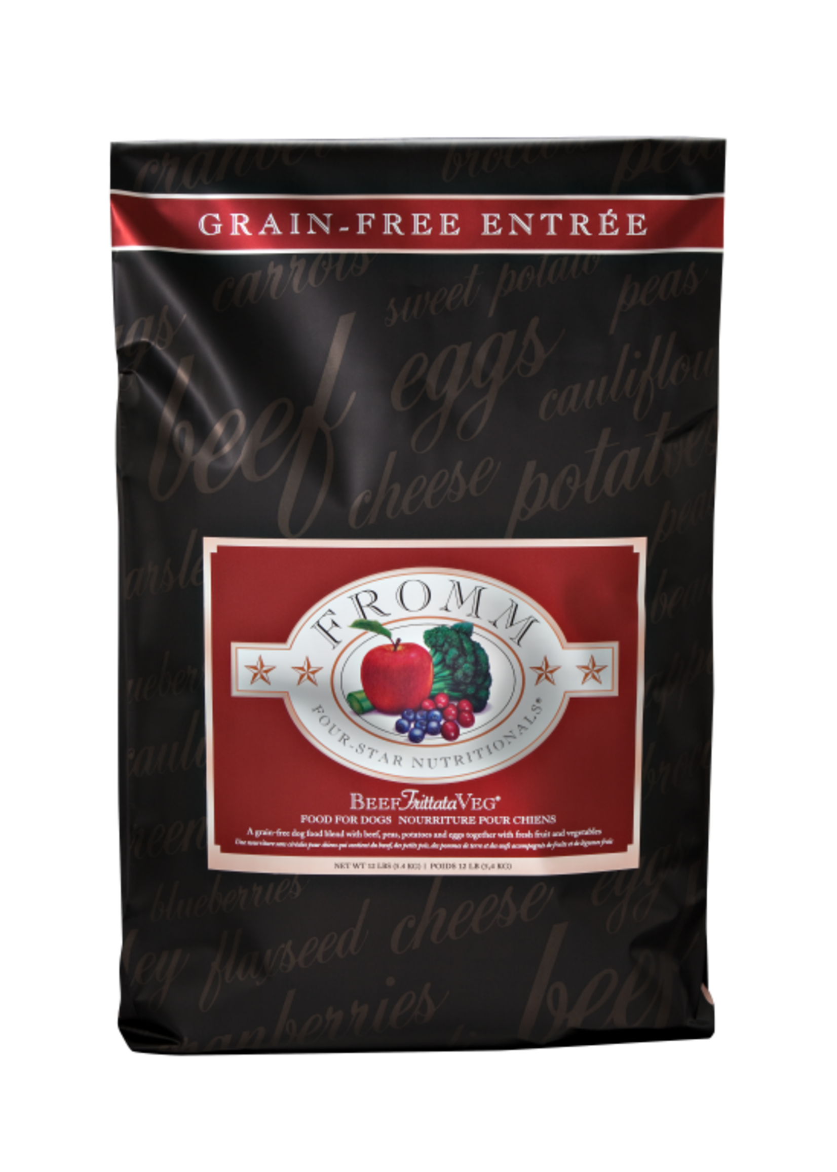 Fromm Fromm Four-Star Dry Dog Food - Beef Frittata Veg - 26 lb