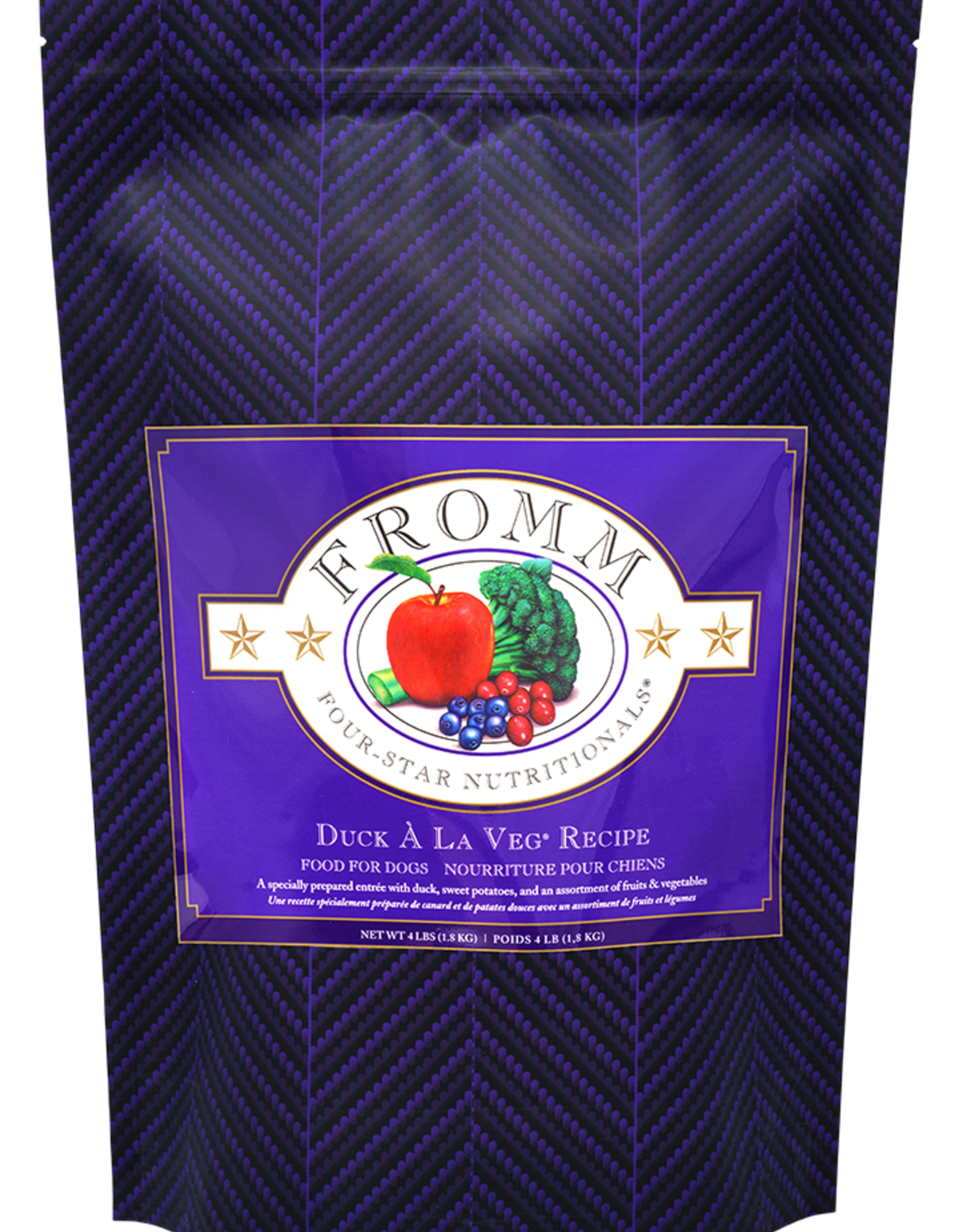 Fromm Fromm Four-Star Dry Dog Food - Duck a la Veg - 4 lb