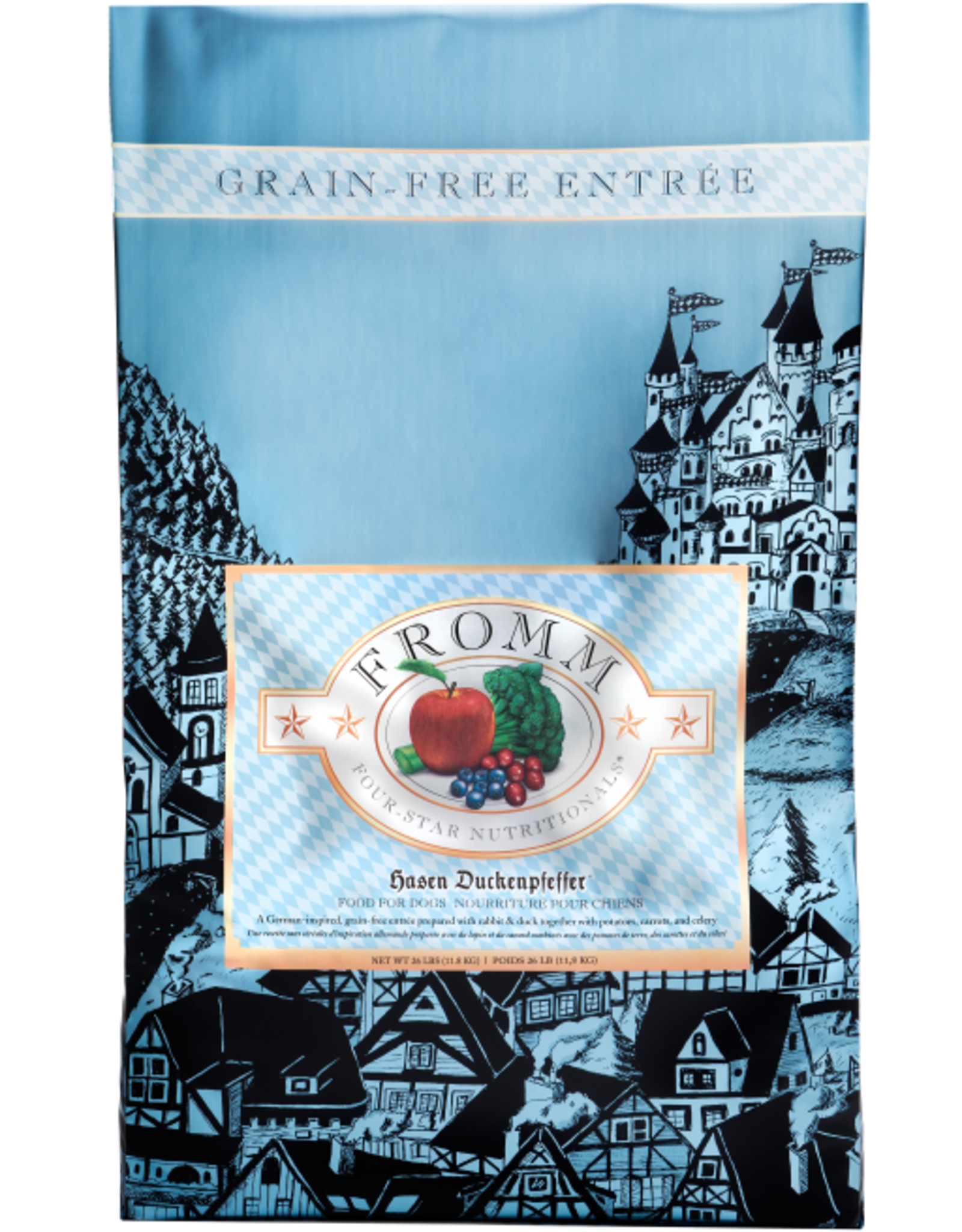 Fromm Fromm Four-Star Dry Dog Food - Hasen Duckenpfeffer - 26 lb