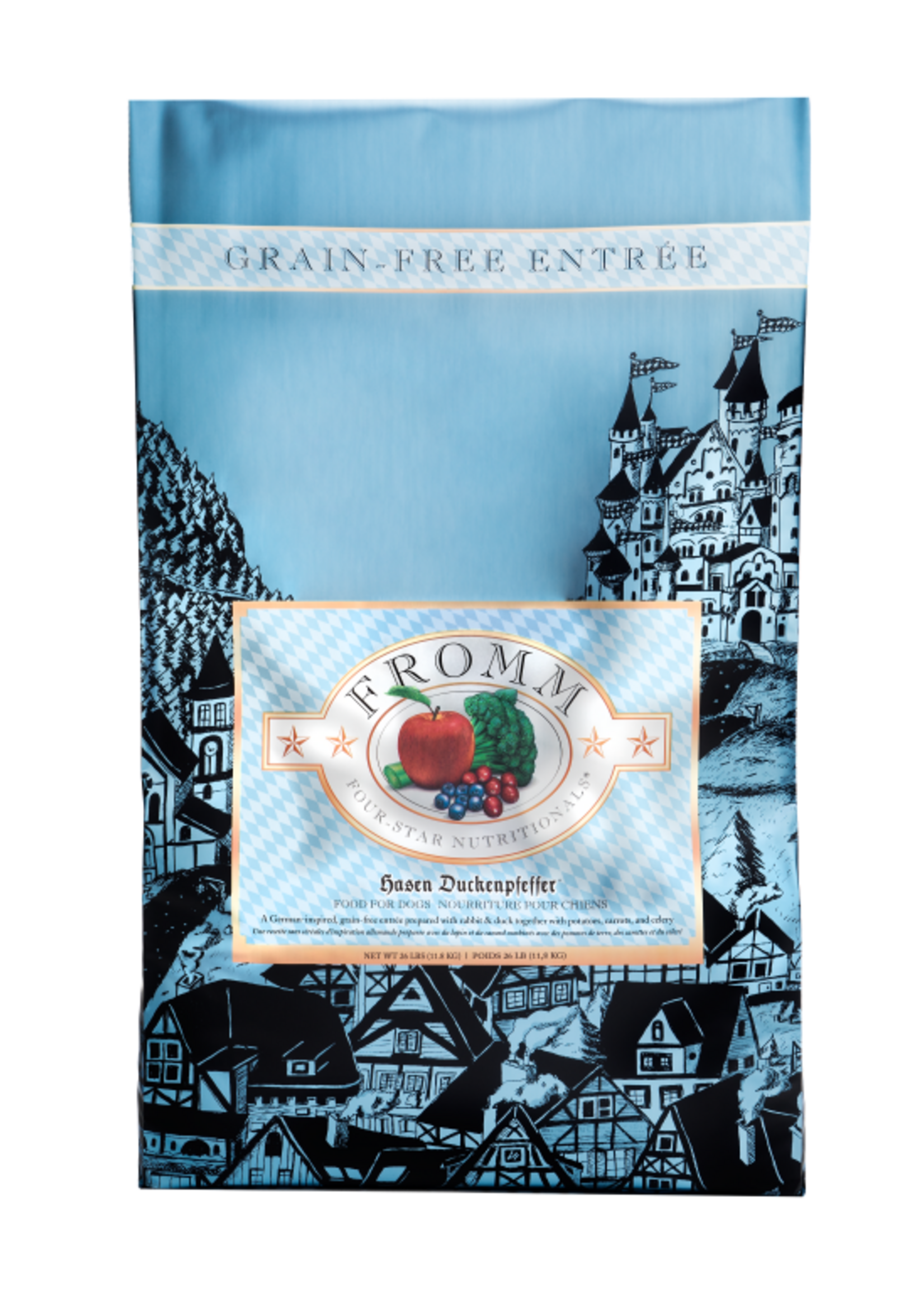Fromm Fromm Four-Star Dry Dog Food - Hasen Duckenpfeffer - 26 lb