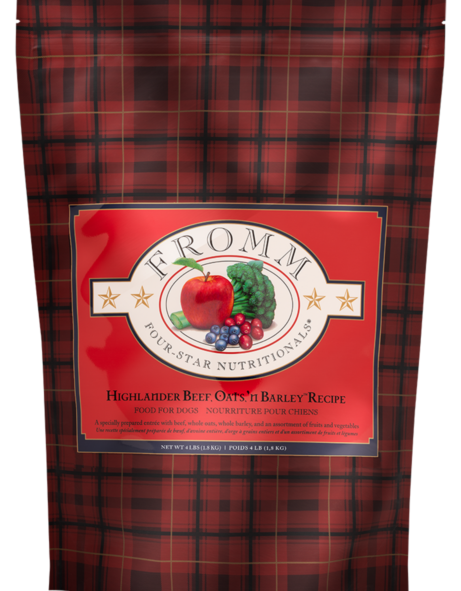 Fromm Fromm Four-Star Dry Dog Food - Highlander Beef - 4 lb
