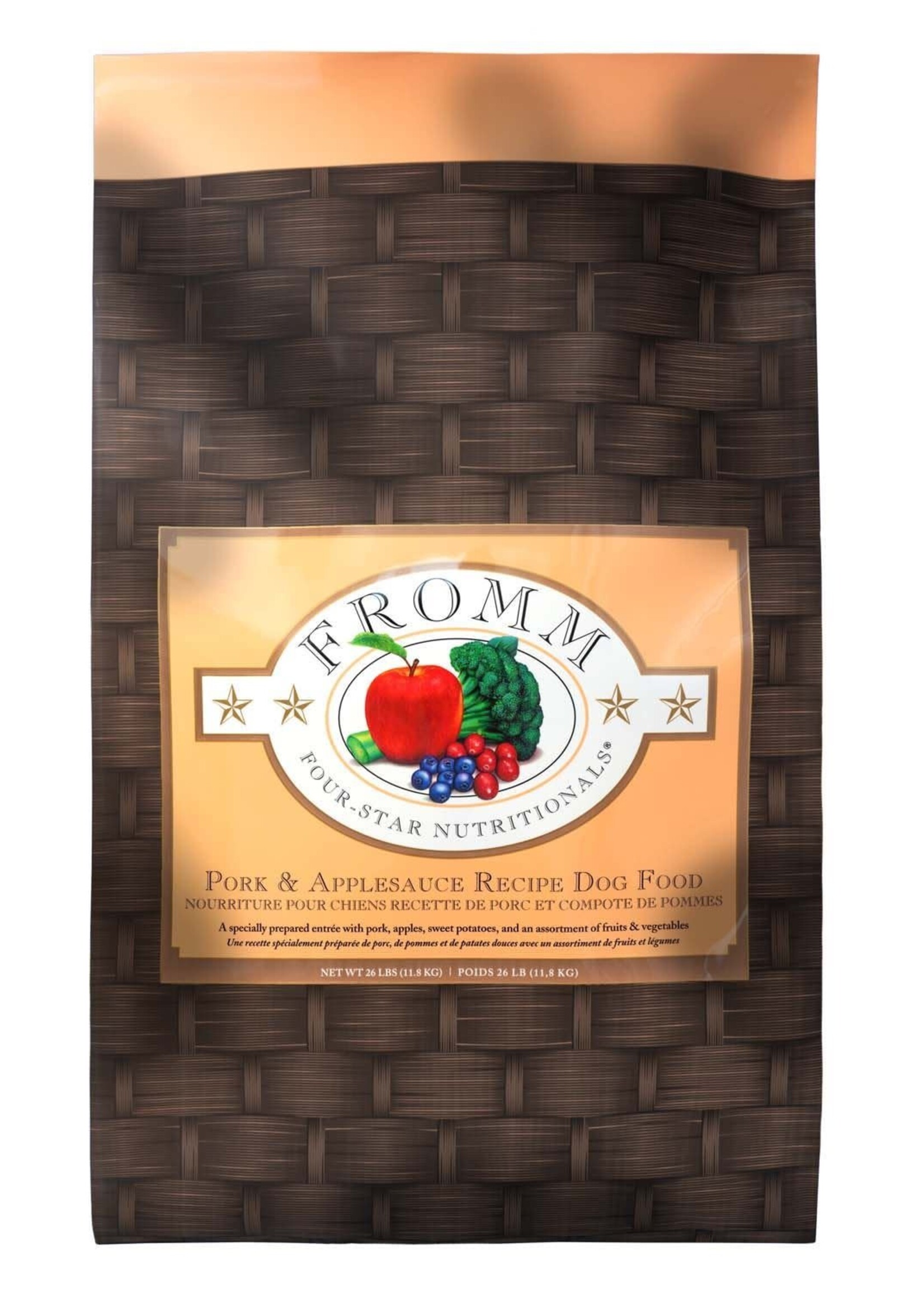 Fromm Fromm Four-Star Dry Dog Food - Pork & Applesauce - 26 lb