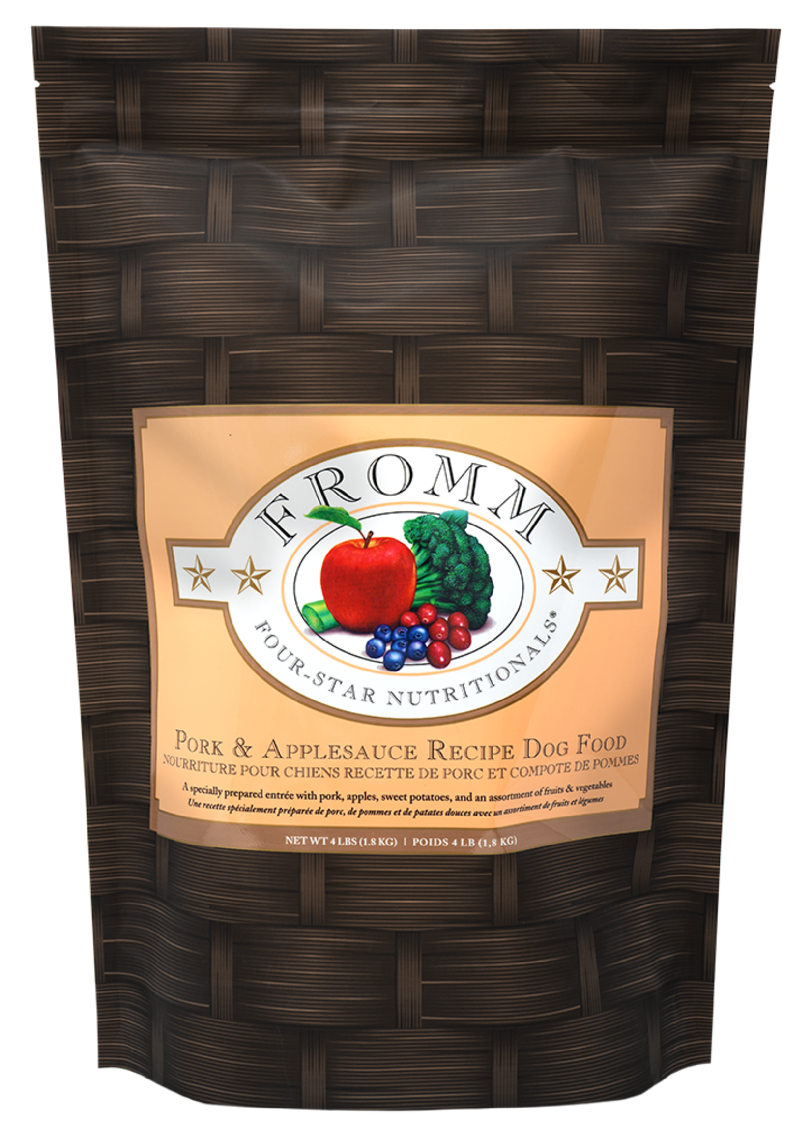 Fromm Fromm Four-Star Dry Dog Food - Pork & Applesauce - 4 lb