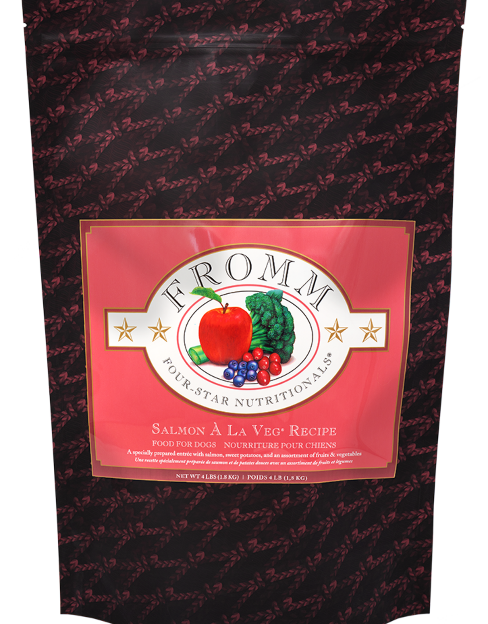 Fromm Fromm Four-Star Dry Dog Food - Salmon a la Veg - 4 lb