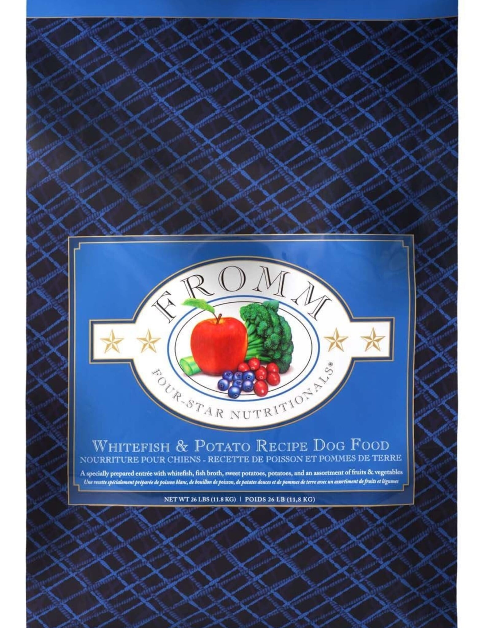 Fromm Fromm Four-Star Dry Dog Food - Whitefish & Potato  -12 lb