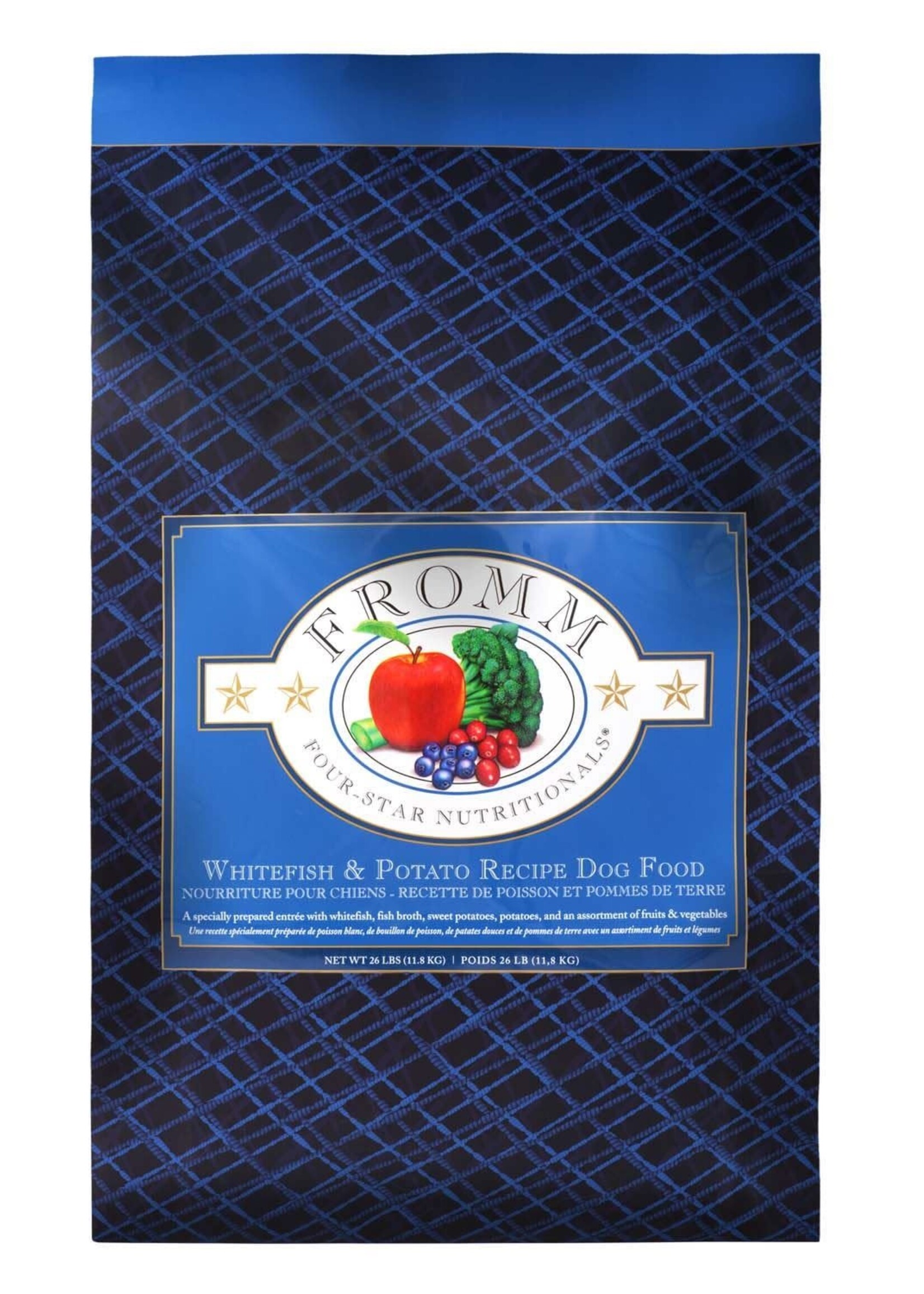 Fromm Fromm Four-Star Dry Dog Food - Whitefish & Potato  -12 lb