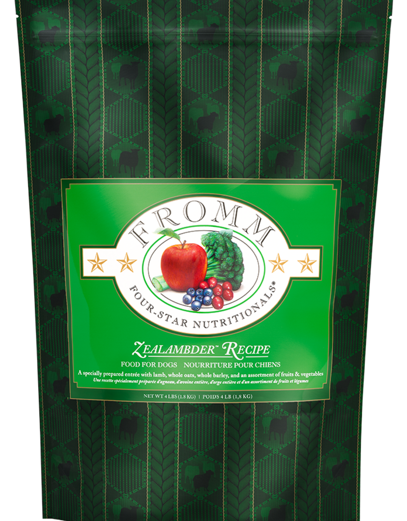 Fromm Fromm Four-Star Dry Dog Food - Zealambder - 4 lb