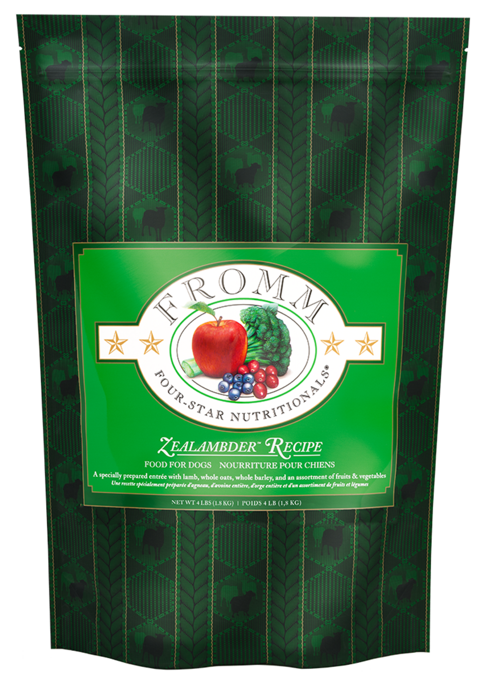 Fromm Fromm Four-Star Dry Dog Food - Zealambder - 4 lb