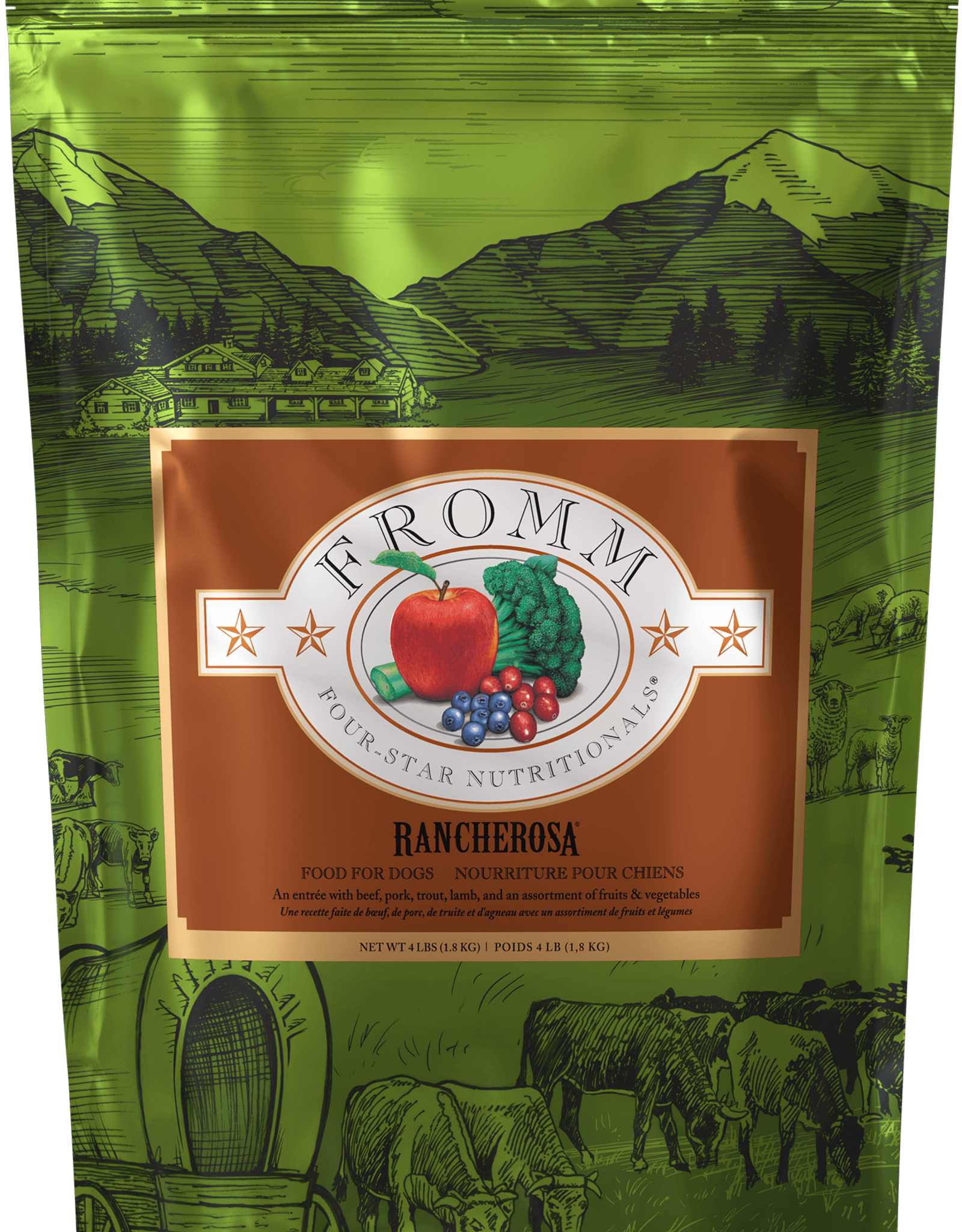 Fromm Fromm Four-Star Dry Dog Food - Rancherosa Recipe - 4 lb
