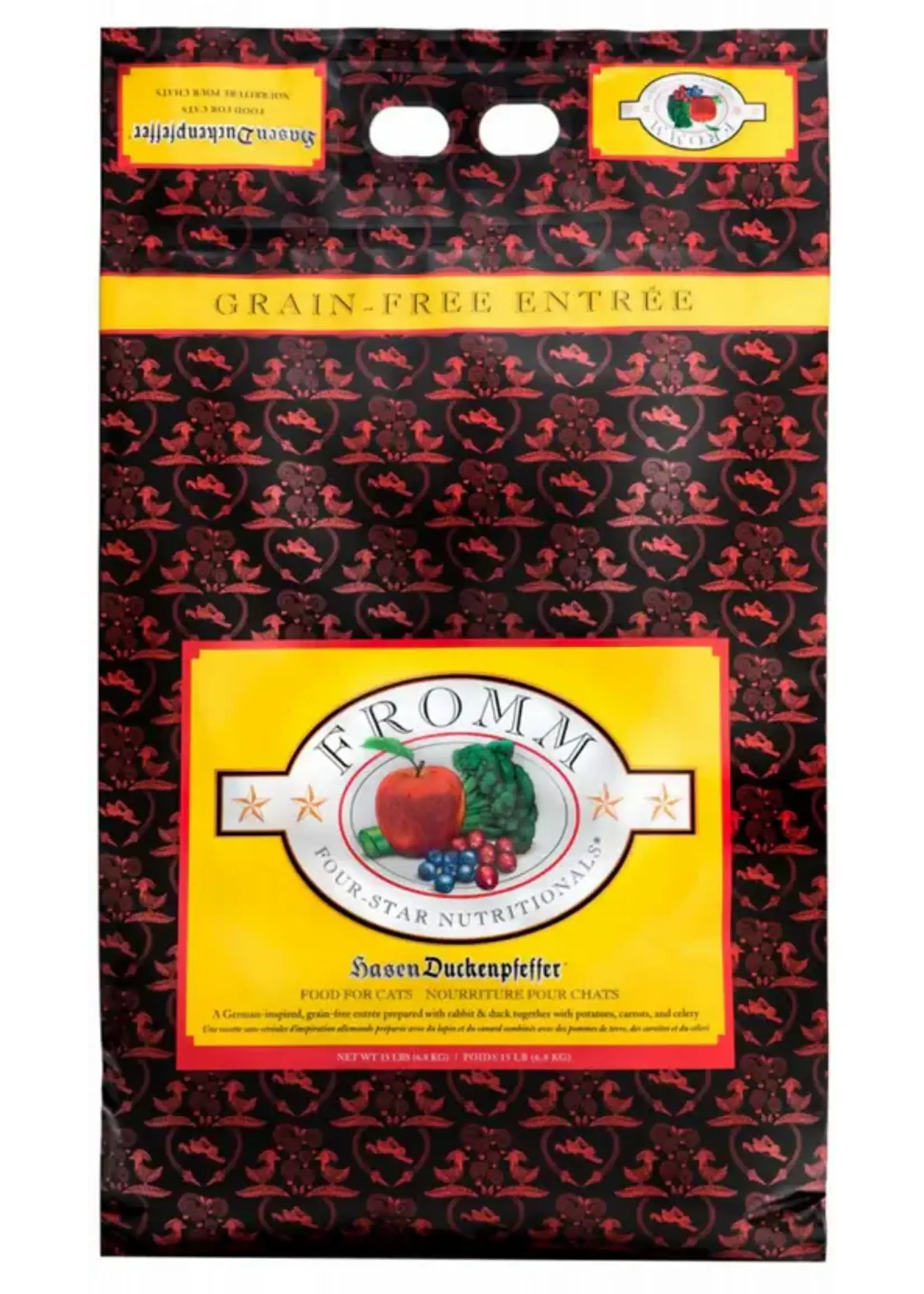 Fromm Fromm Four-Star Hasen Duckenpfeffer Grain Free Dry Cat Food - 10 lb