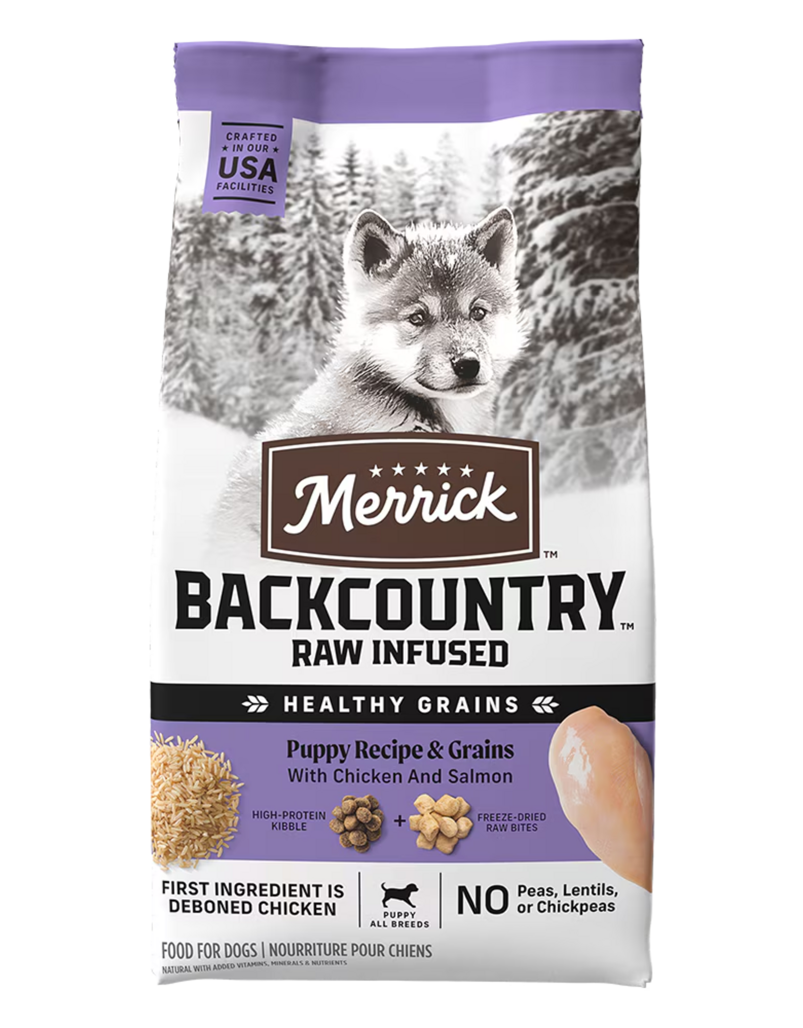 Merrick Merrick Backcountry Dry Dog Food Healthy Grains Puppy - 4 lb