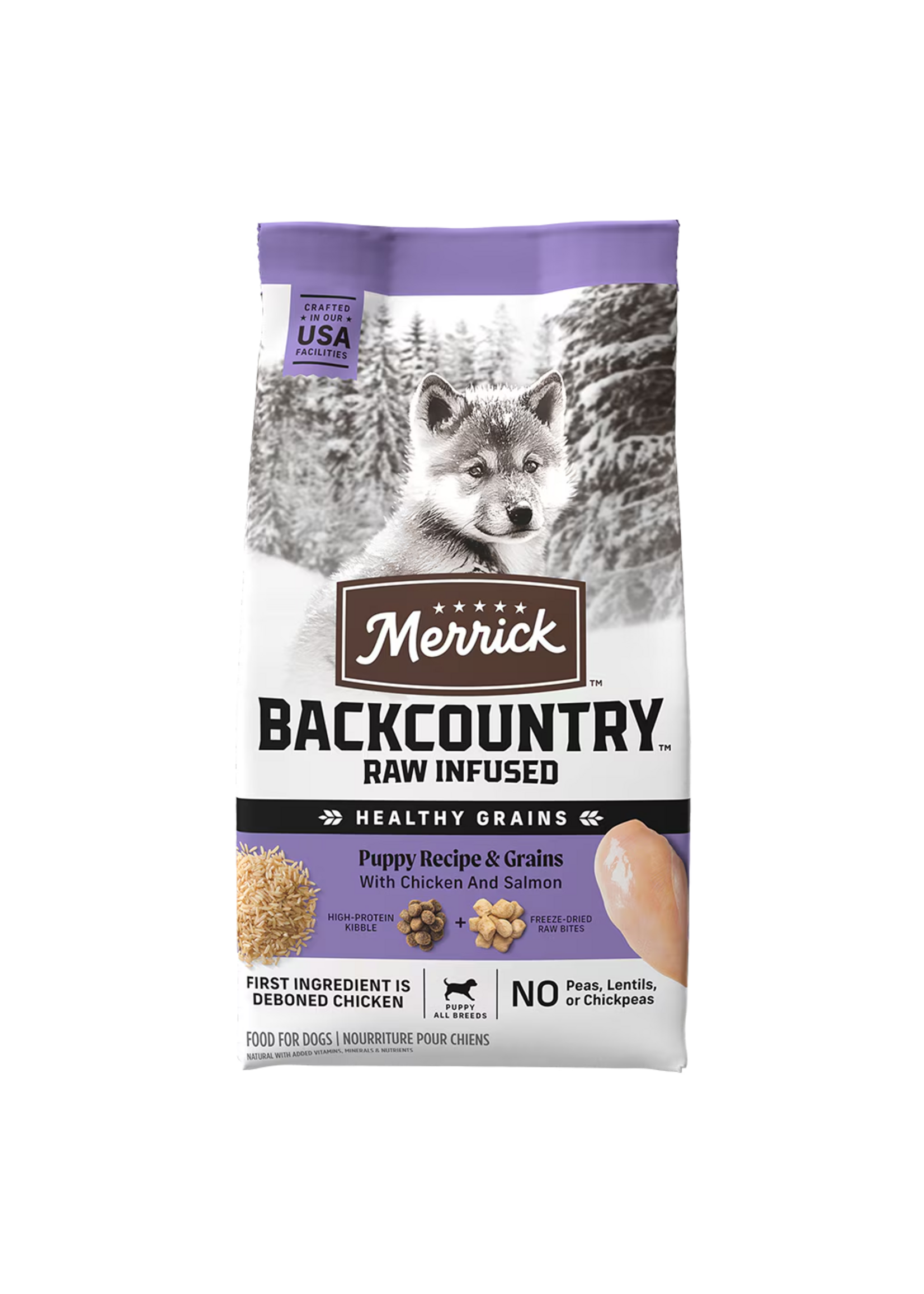 Merrick Merrick Backcountry Dry Dog Food Healthy Grains Puppy - 4 lb