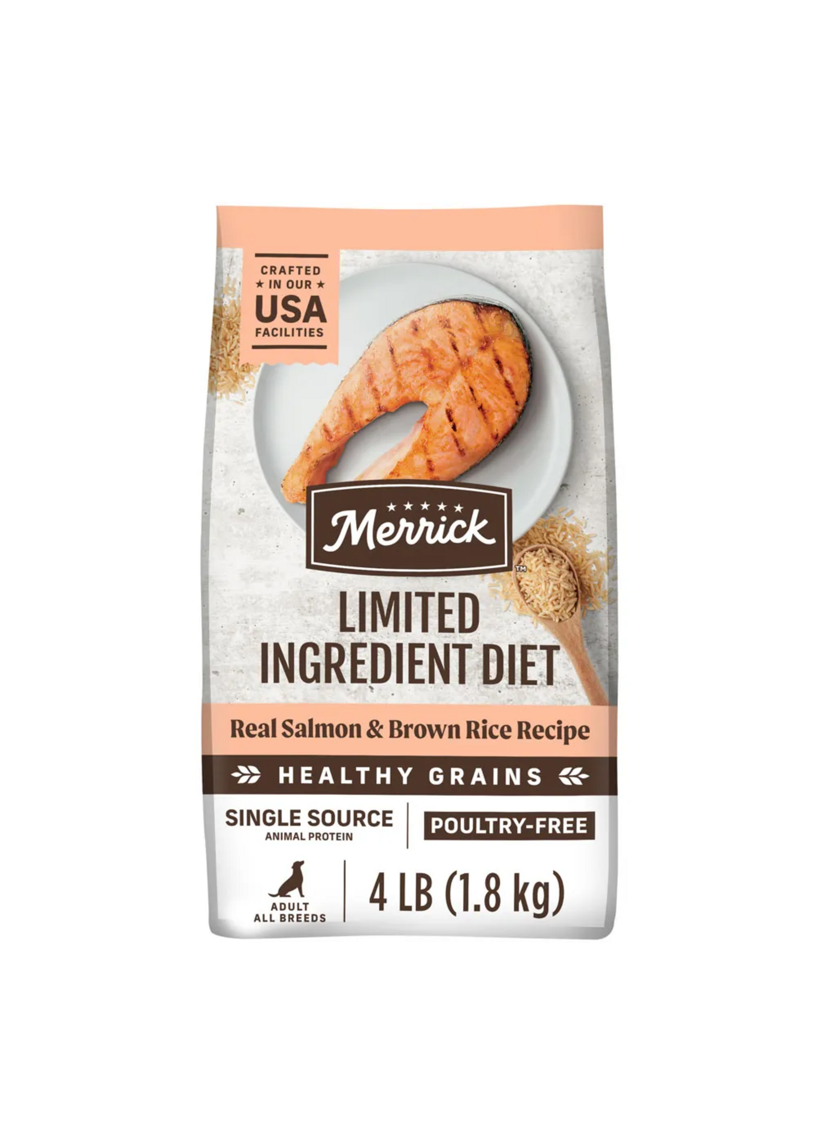 Merrick Merrick LID Dry Dog Food Salmon & Brown Rice - 22 lb