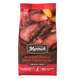 Merrick Merrick Grain Free Dry Dog Food Bison, Beef & Sweet Potato - 22 lb