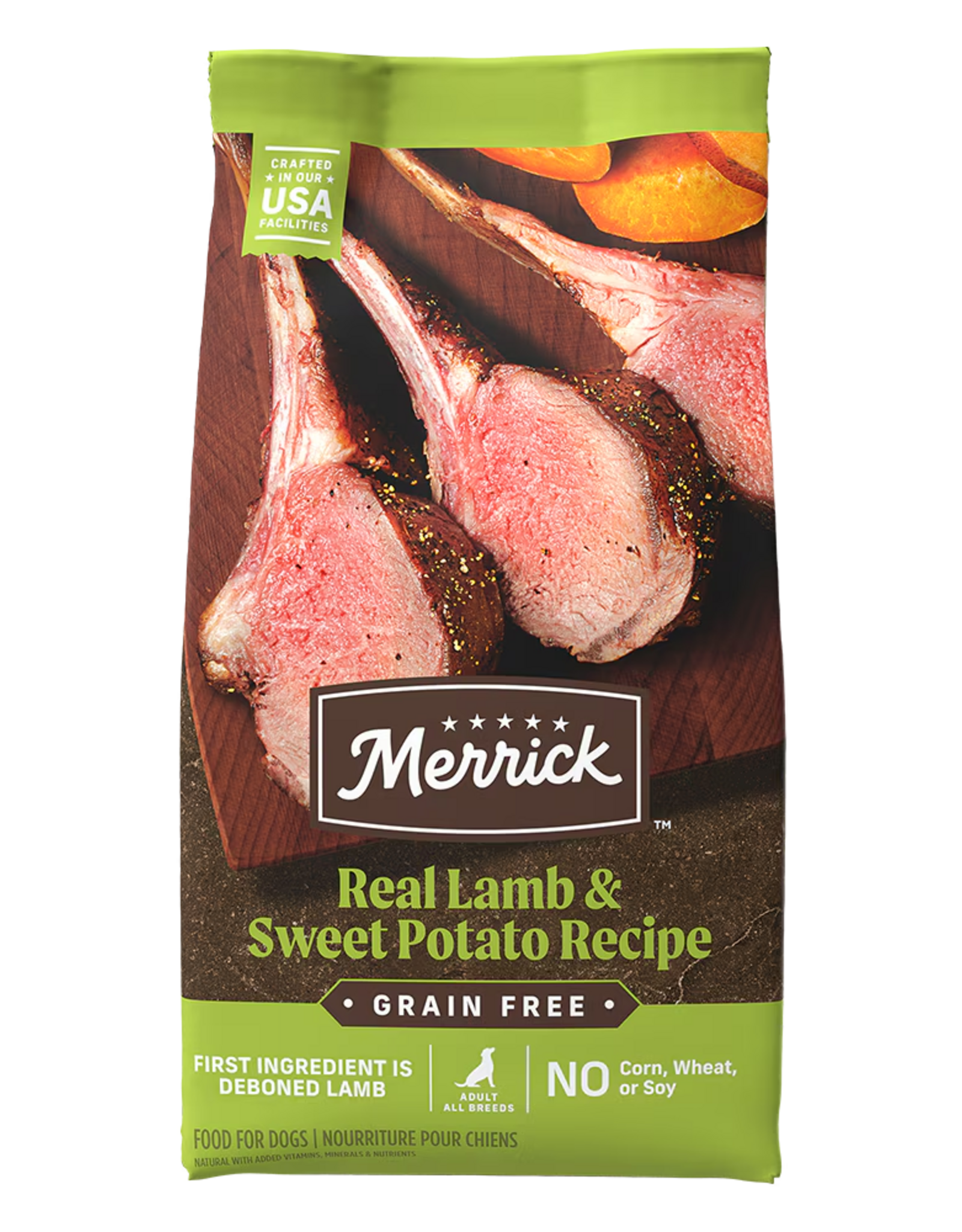 Merrick Merrick Grain Free Dry Dog Food Lamb & Sweet Potato - 22 lb