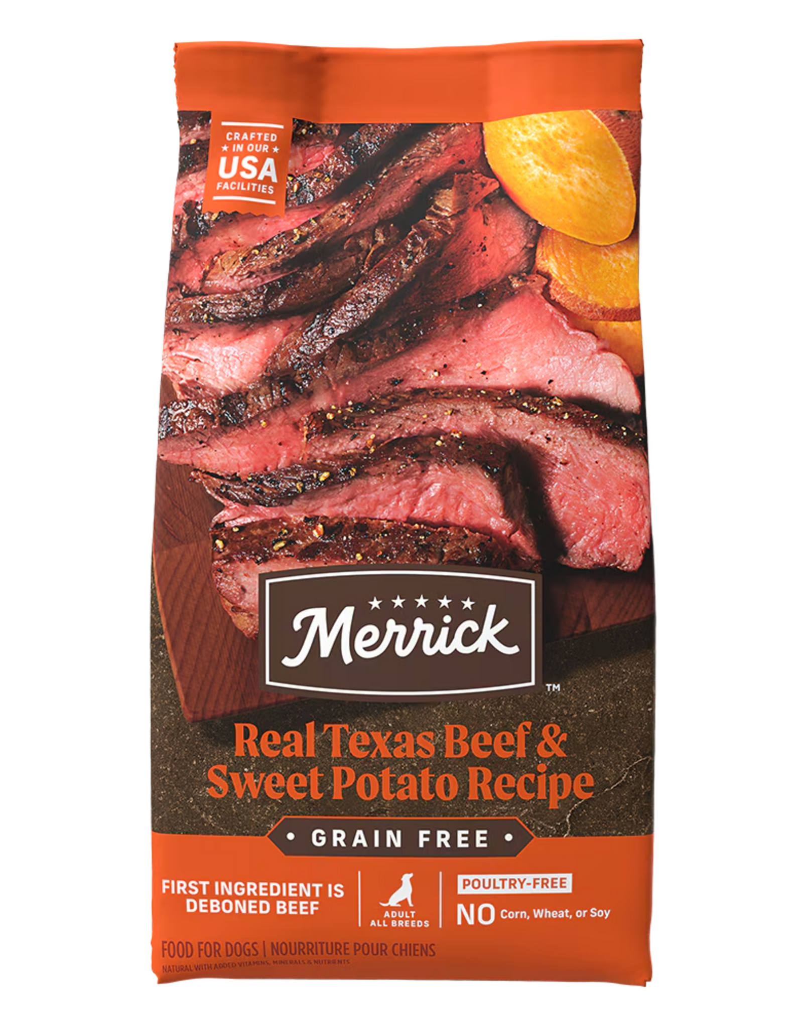 Merrick Merrick Grain Free Dry Dog Food Texas Beef & Sweet Potato - 22 lb