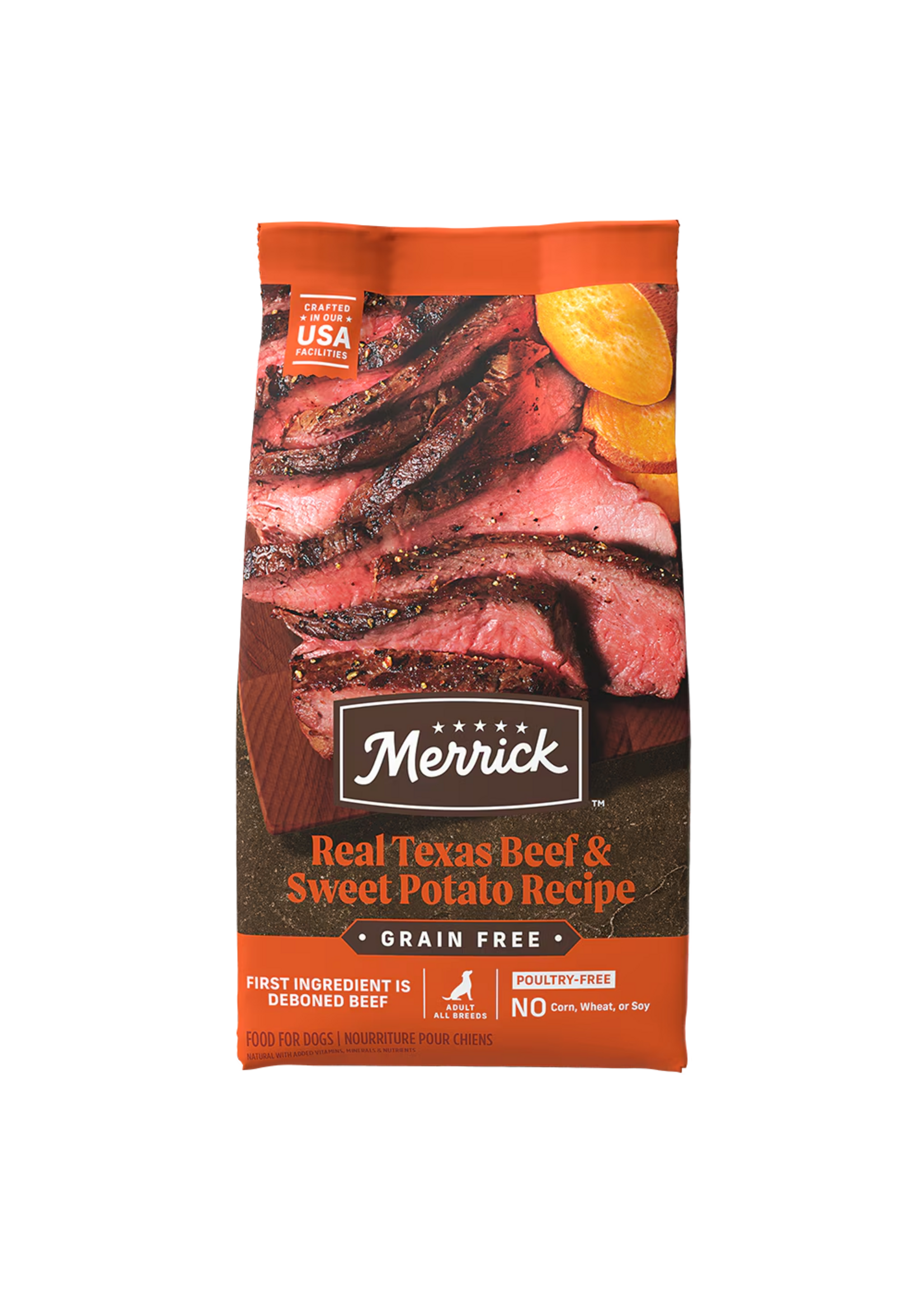 Merrick Merrick Grain Free Dry Dog Food Texas Beef & Sweet Potato - 22 lb