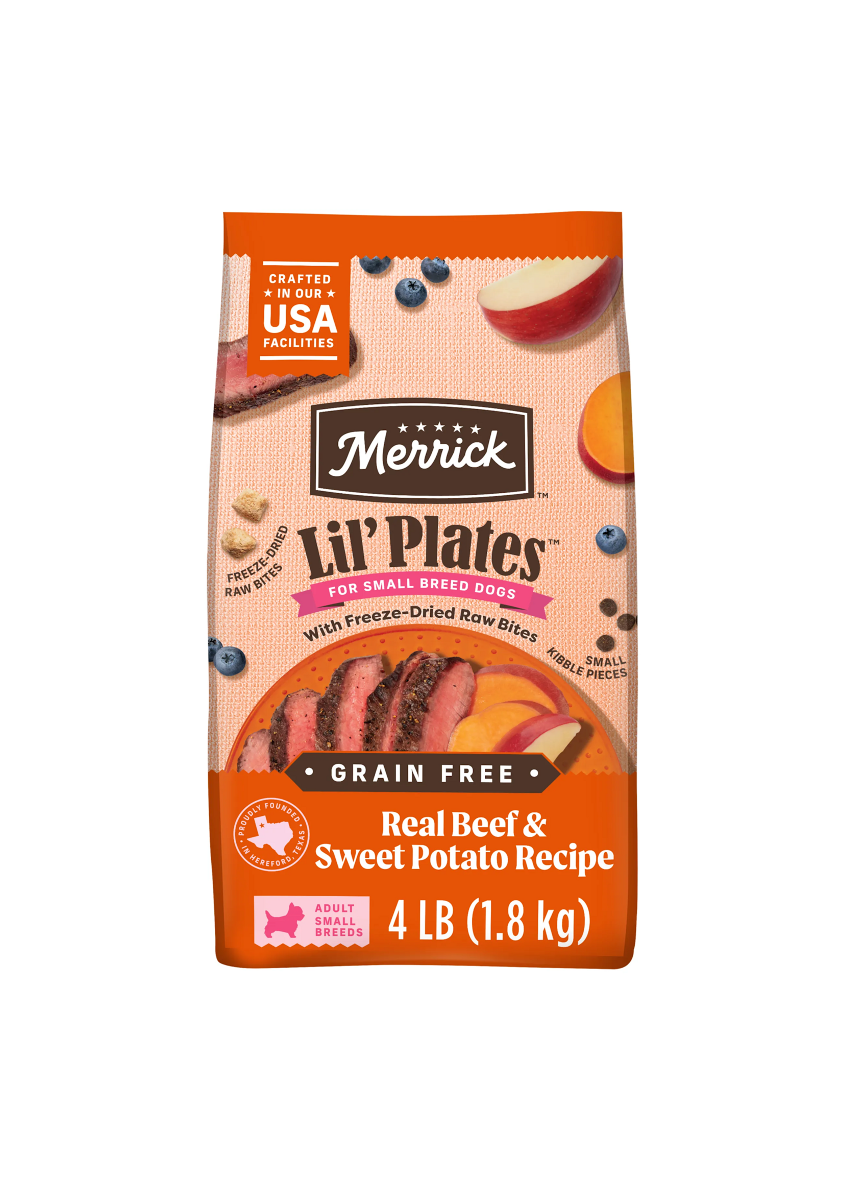 Merrick Merrick Lil' Plates Dry Dog Food Texas Beef & Sweet Potato - 4 lb
