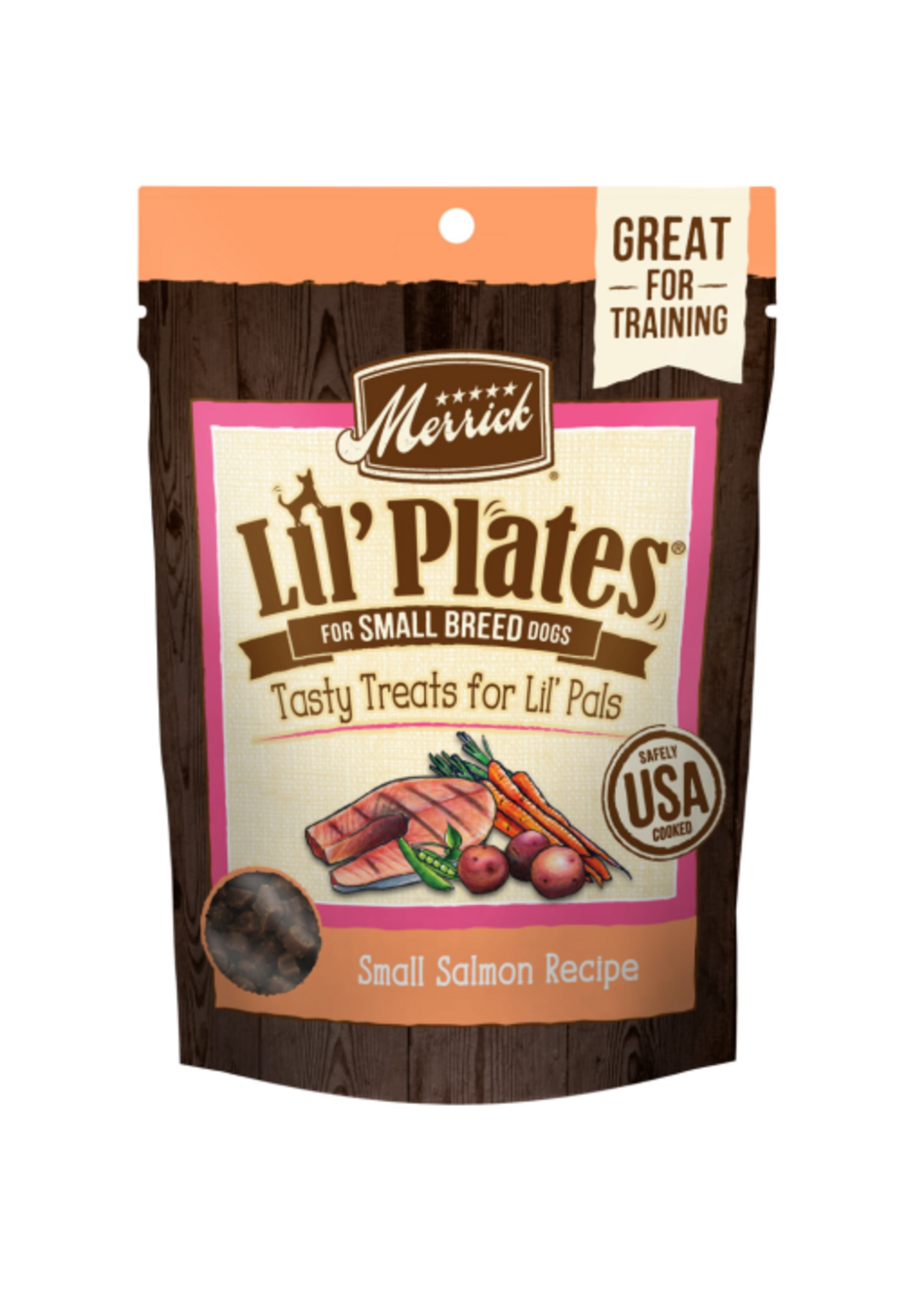 Merrick Merrick Lil' Plates Small Breed Dog Treats Salmon - 5 oz