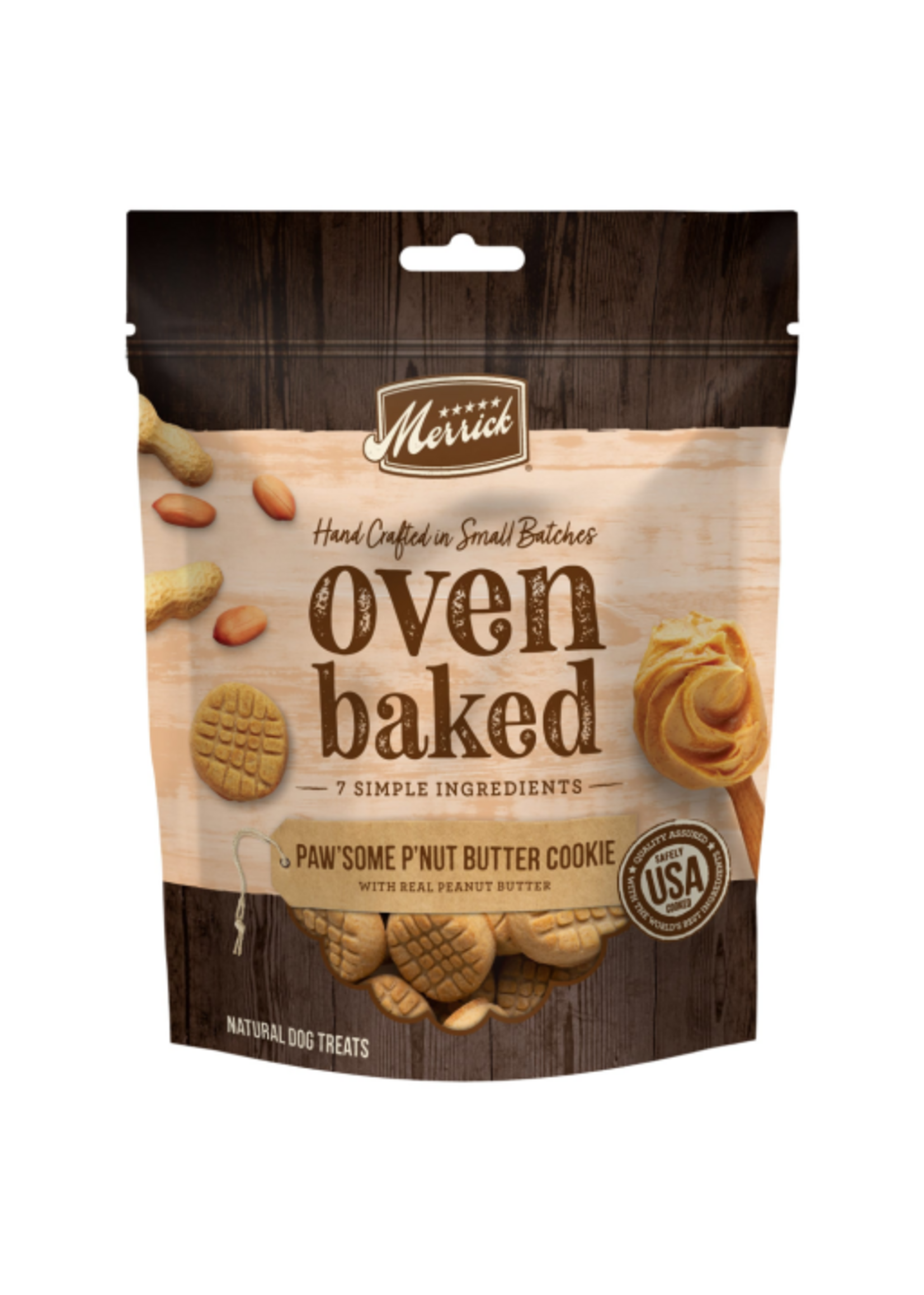 Merrick Merrick Oven Baked Paw'some Peanut Butter Dog Treats - 11 oz