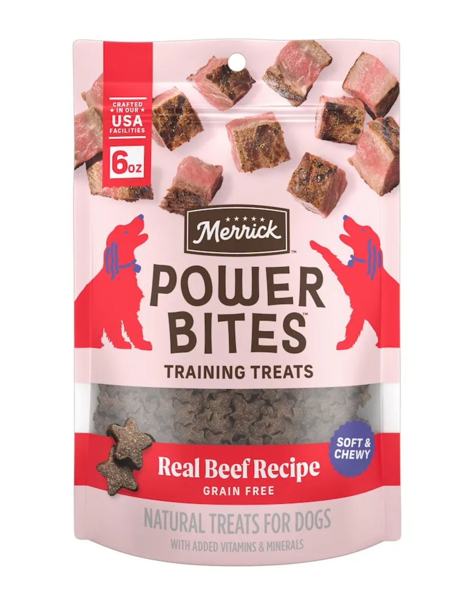Merrick Merrick Power Bites Real Beef Training Dog Treats - 6 oz
