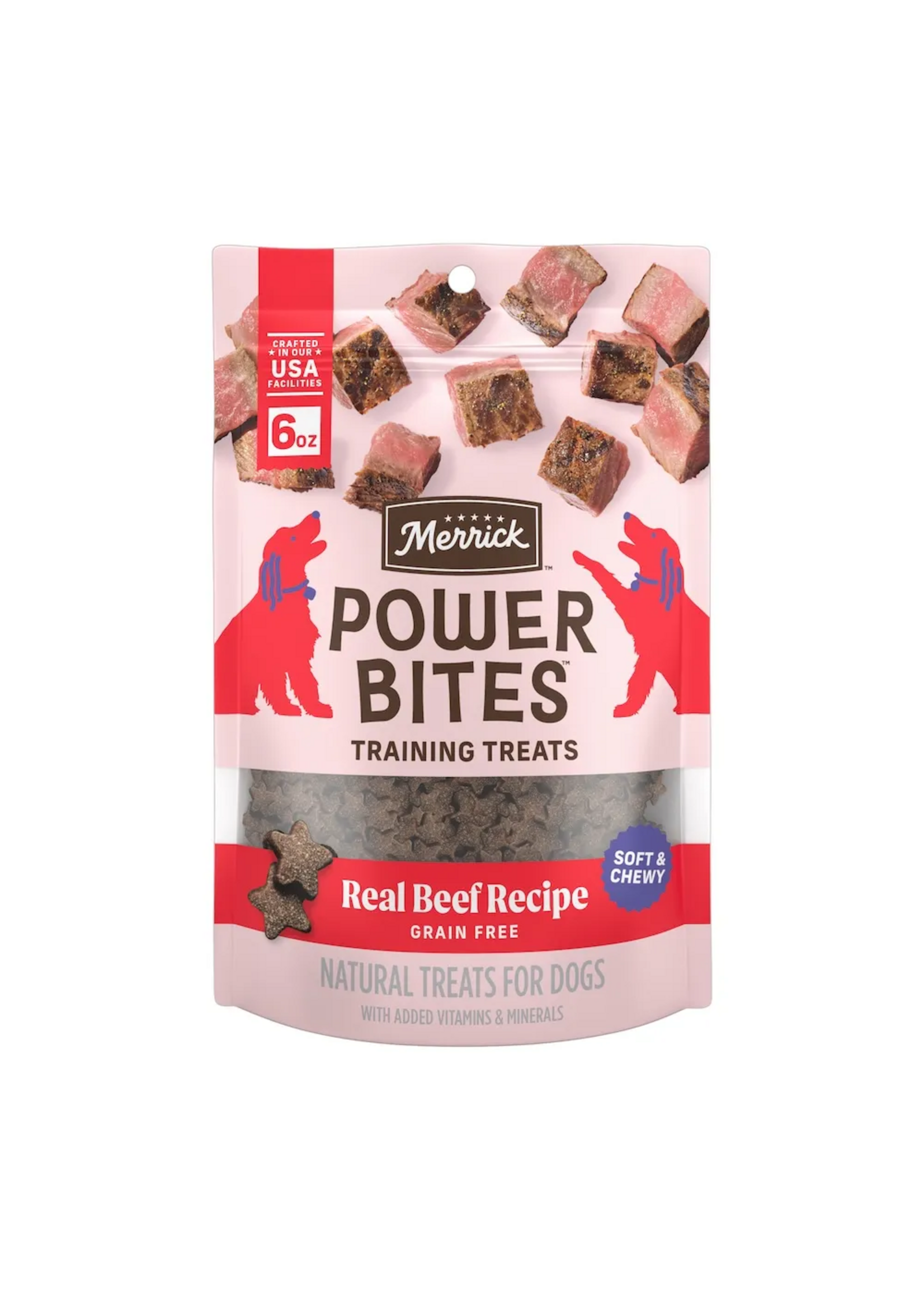 Merrick Merrick Power Bites Real Beef Training Dog Treats - 6 oz