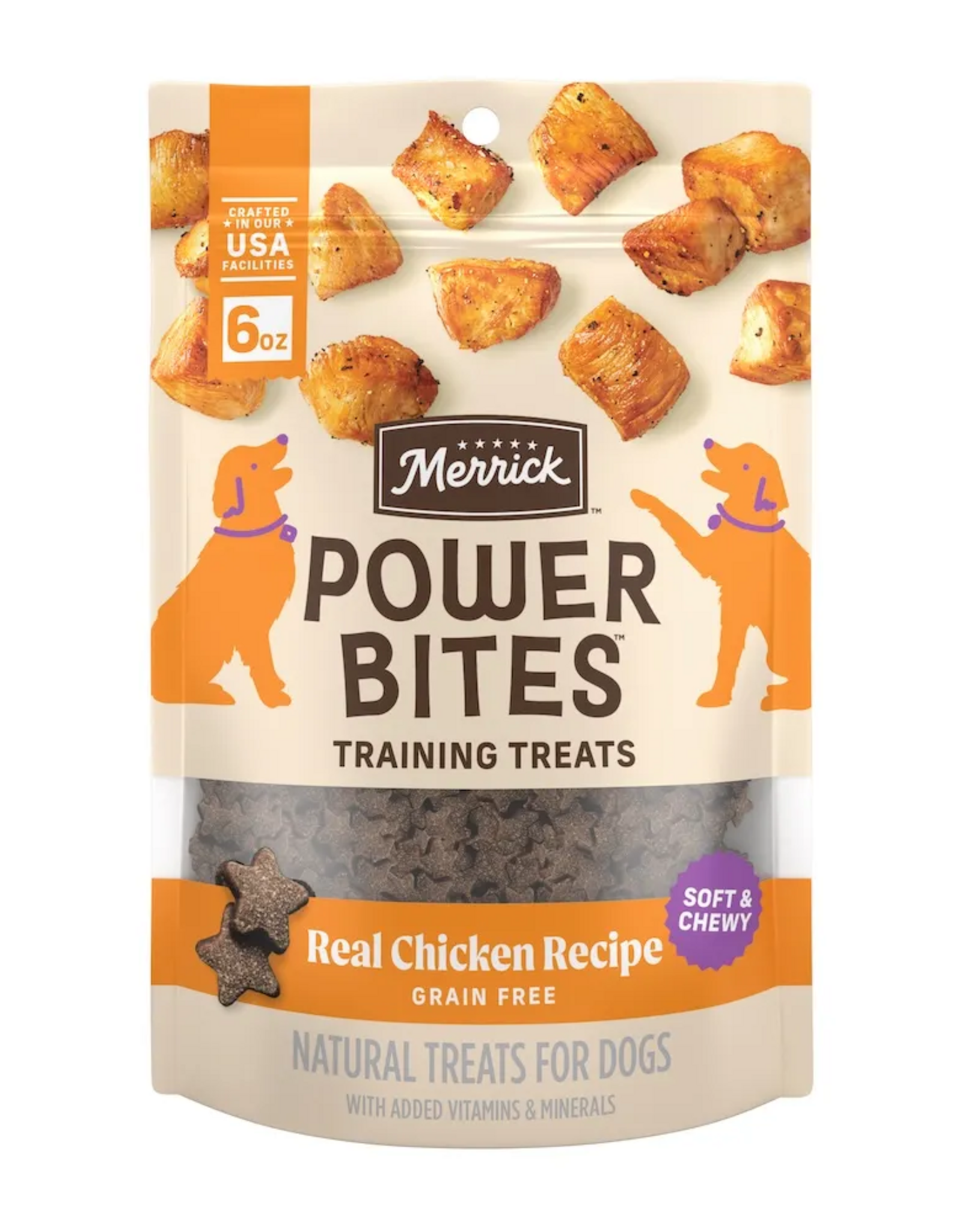 Merrick Merrick Power Bites Real Chicken Training Dog Treats - 6 oz