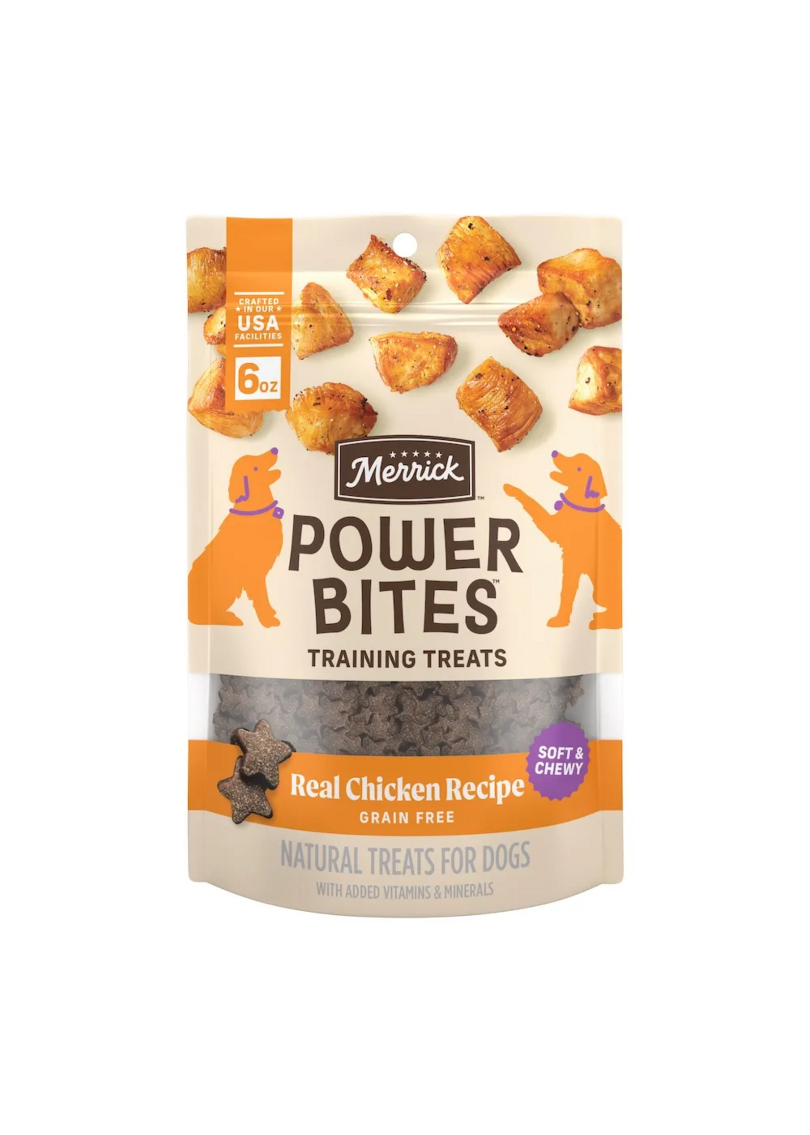 Merrick Merrick Power Bites Real Chicken Training Dog Treats - 6 oz