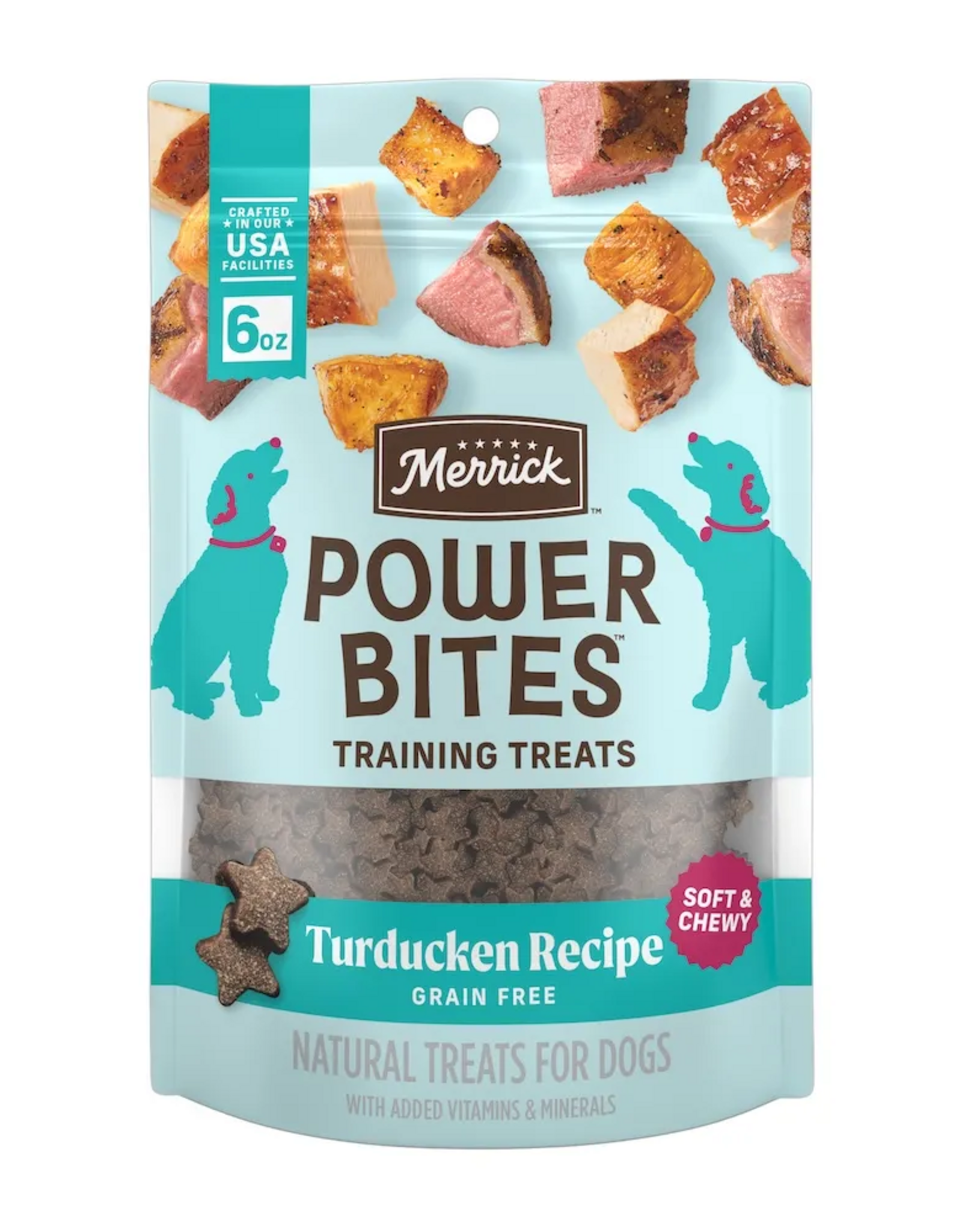 Merrick Merrick Power Bites Turducken Training Dog Treats - 6 oz