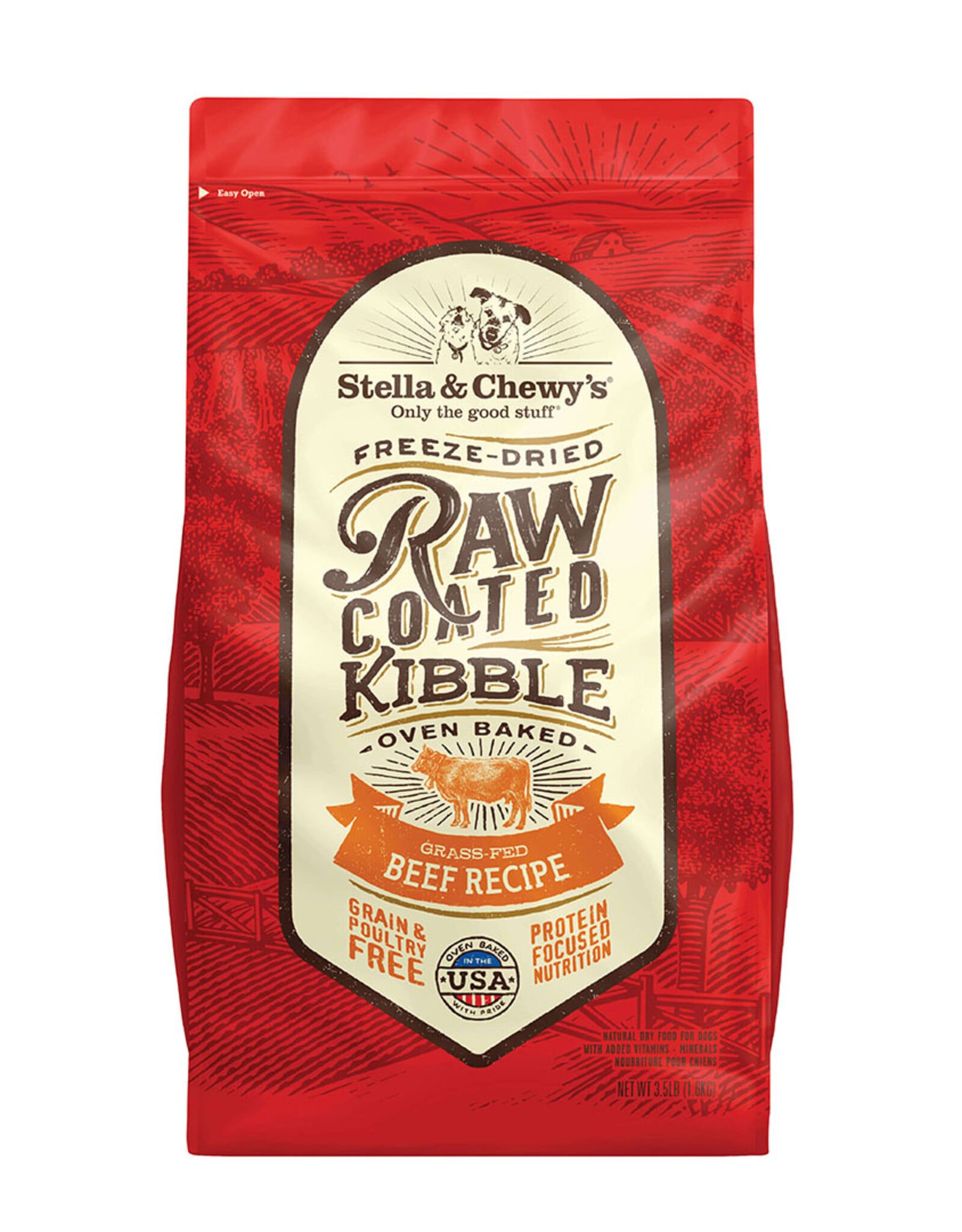 Stella & Chewy's Stella & Chewy's Raw Coated Grain-Free Beef Dog Food - 22 lb