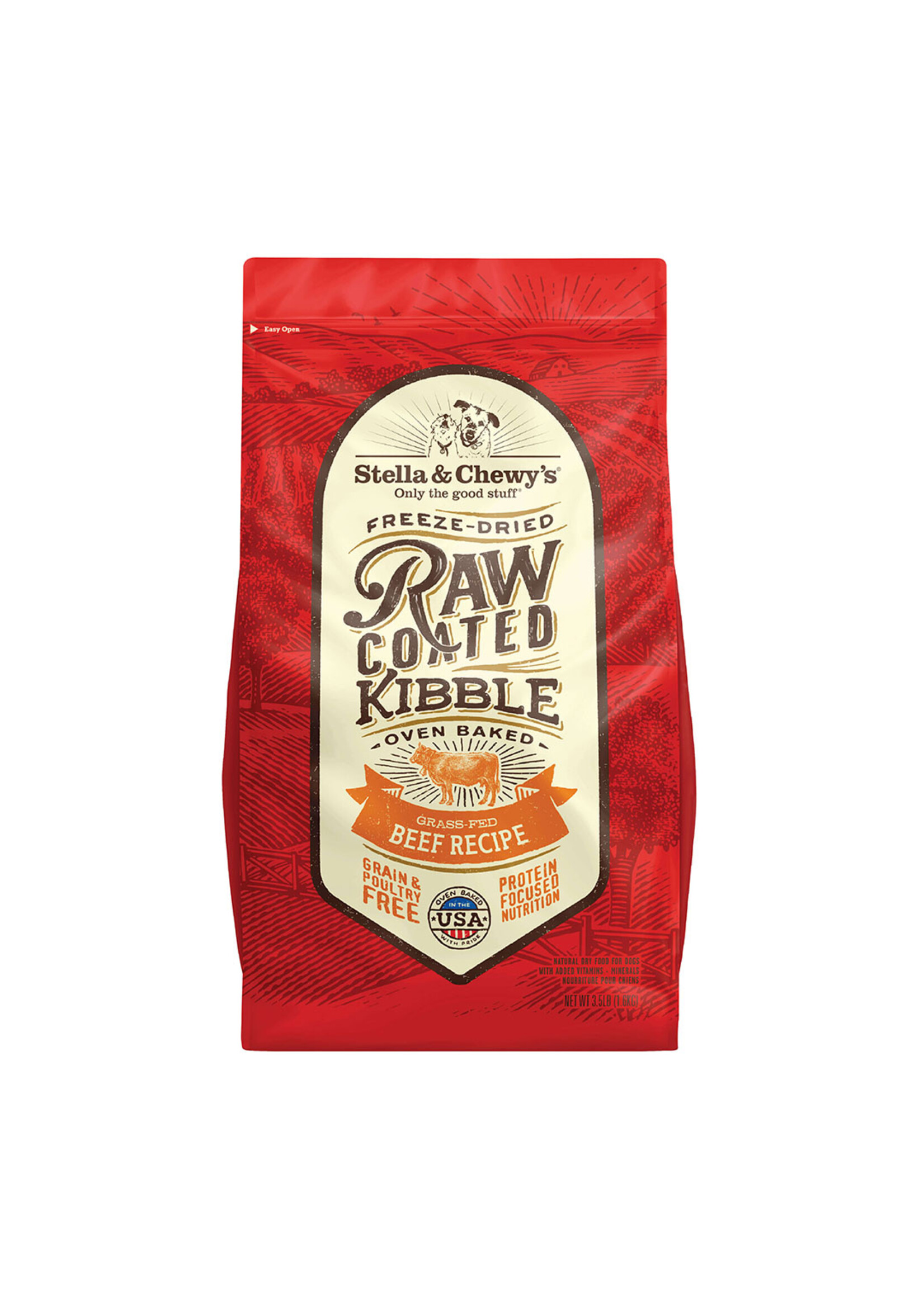 Stella & Chewy's Stella & Chewy's Raw Coated Grain-Free Beef Dog Food - 22 lb