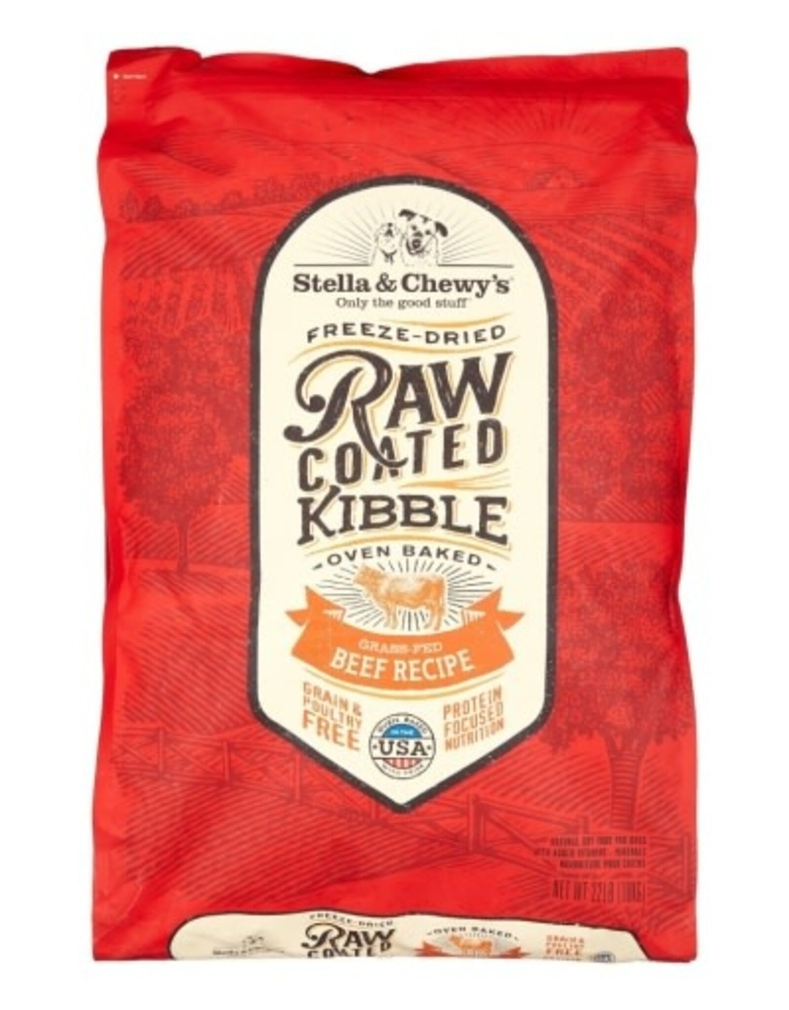 Stella & Chewy's Stella & Chewy's Raw Coated Grain-Free Beef Dog Food - 22 lb