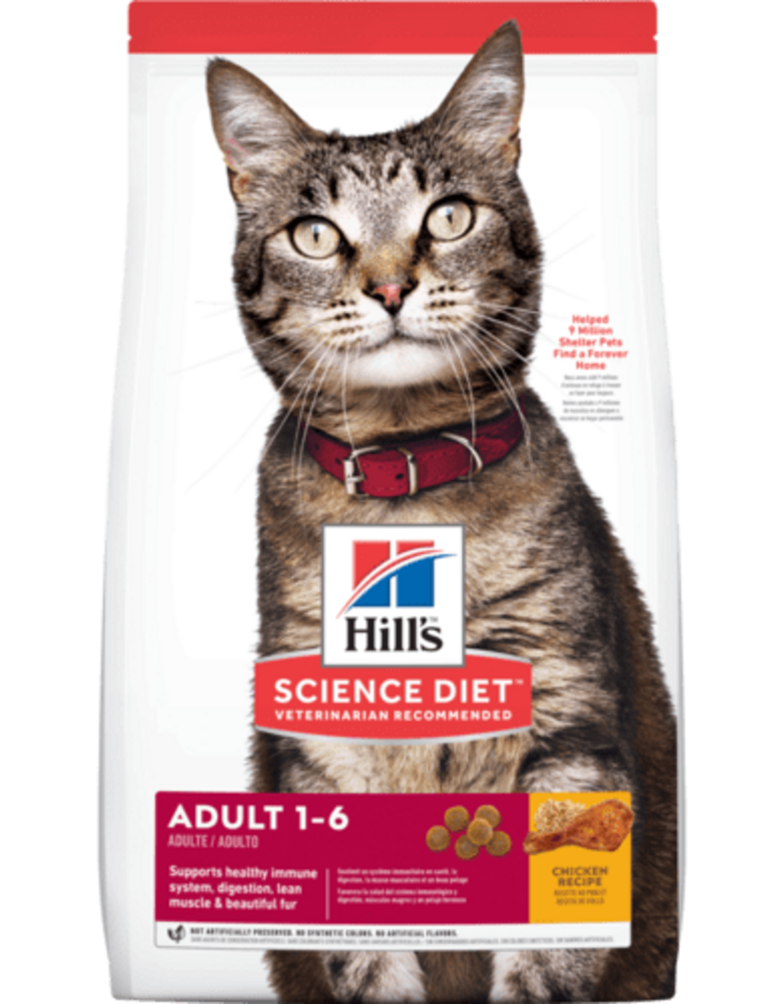 Hill's Science Diet Hill's Science Diet Cat Adult 1-6 Chicken - 16 lb