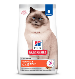 Hill's Science Diet Hill's Science Diet Cat Adult 7+ Perfect Digestion Chicken - 6 lb