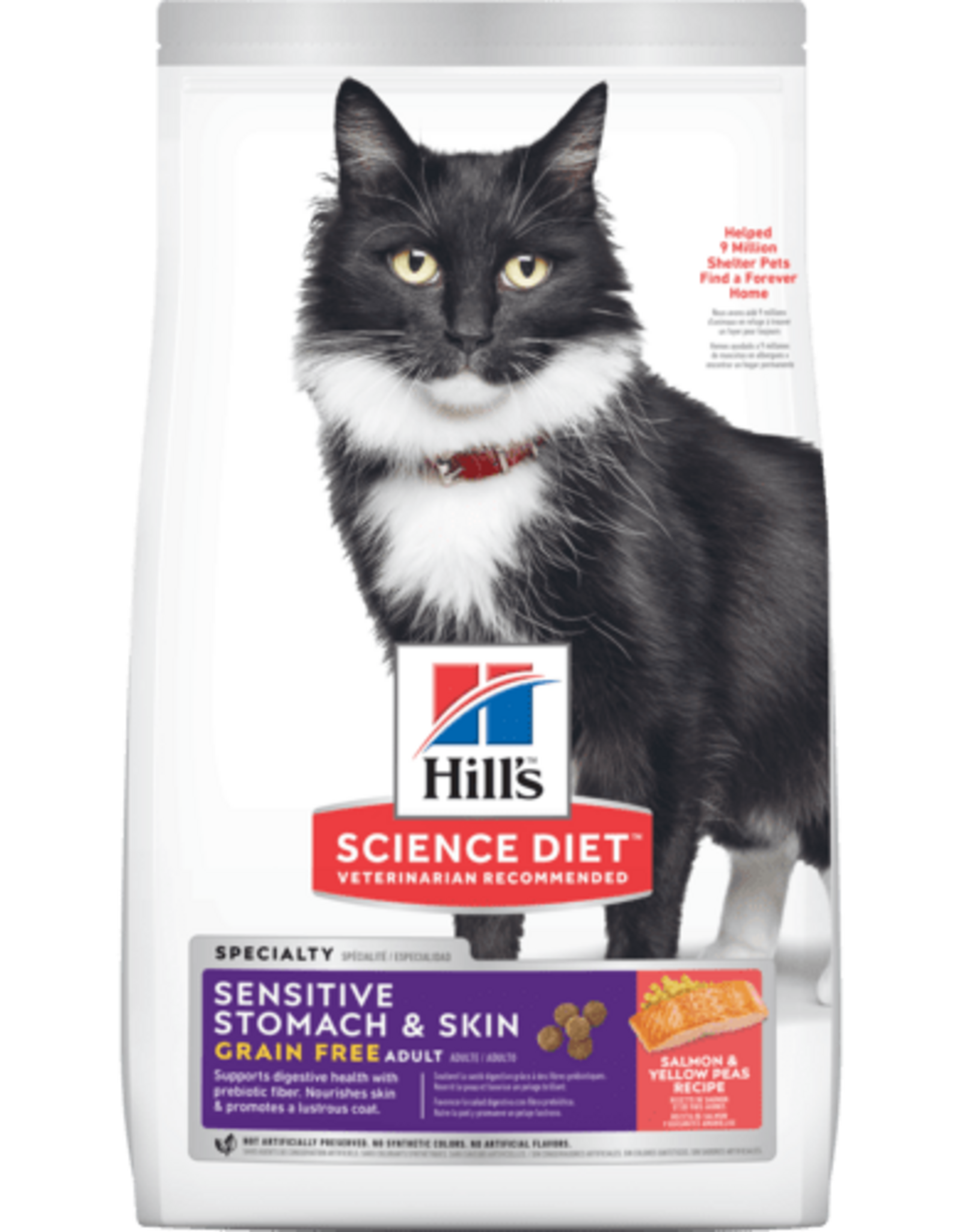 Hill's Science Diet Hill's Science Diet Cat Adult Sensitive Skin & Stomach Salmon - 13 lb